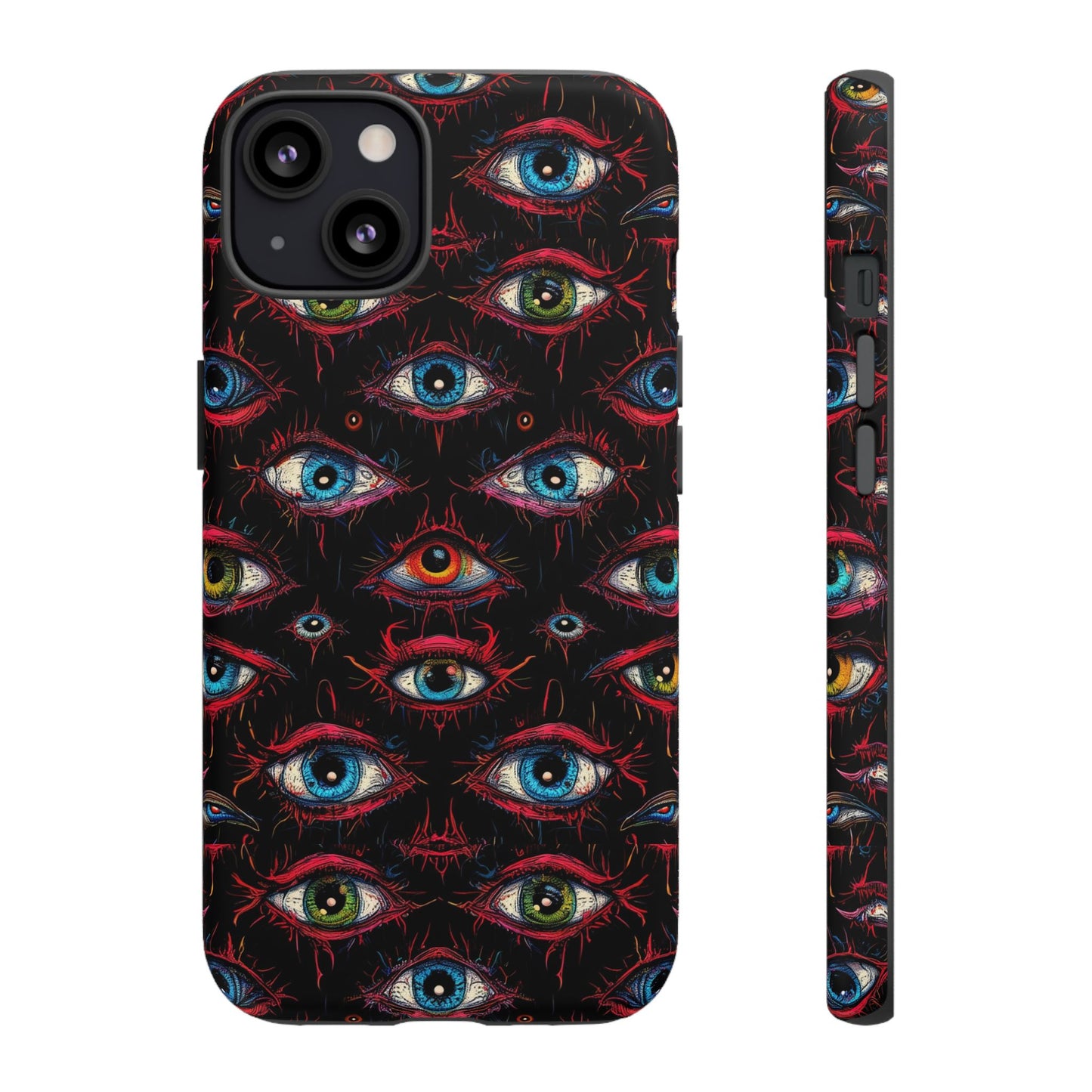 Creepy Eye Pattern Tough Cases