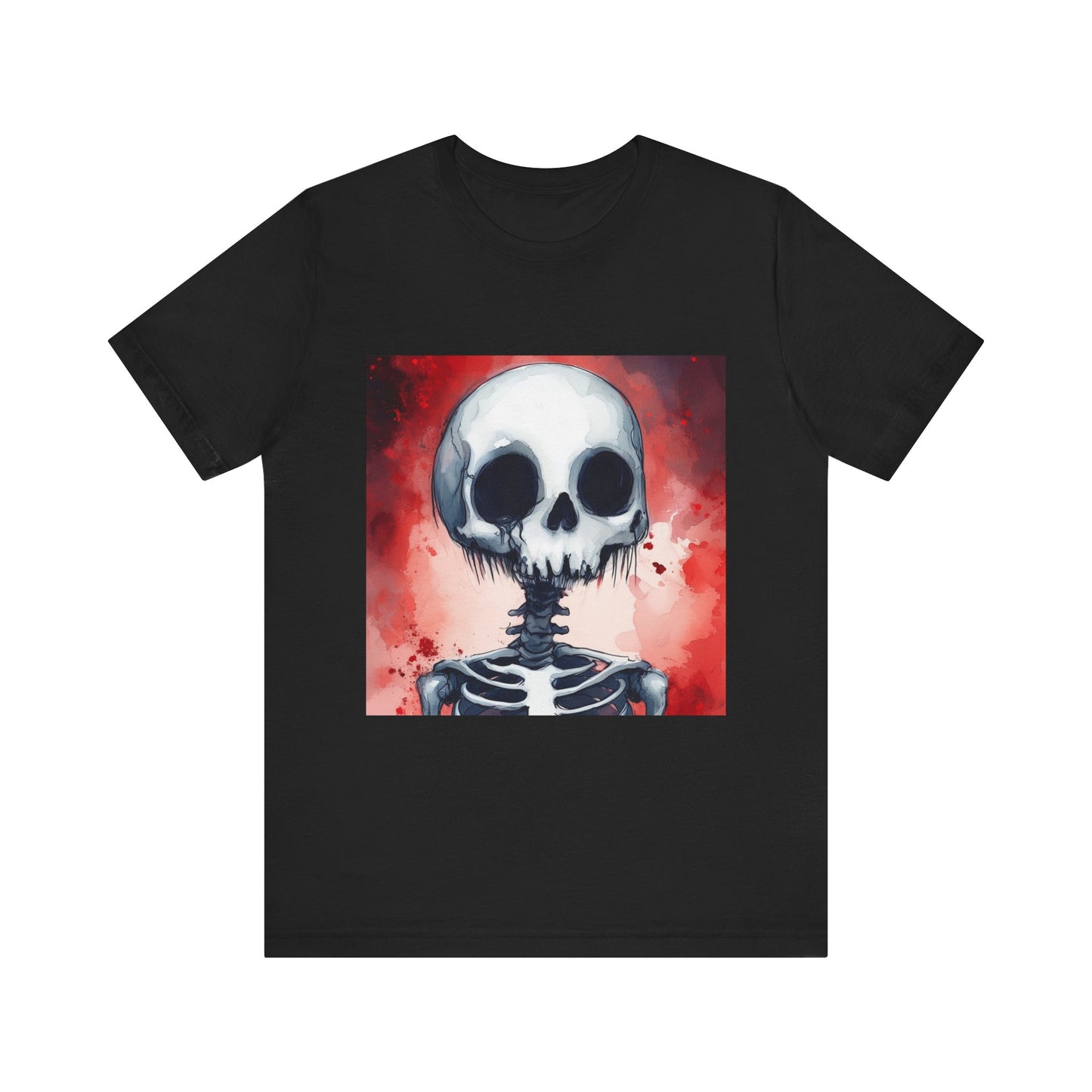 Red Skeleton Unisex Jersey Short Sleeve Tee