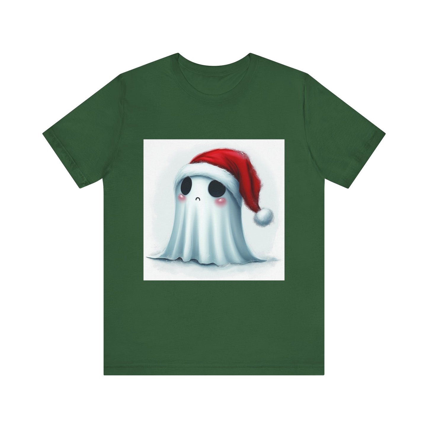 Holiday Ghost Unisex Jersey Short Sleeve Tee