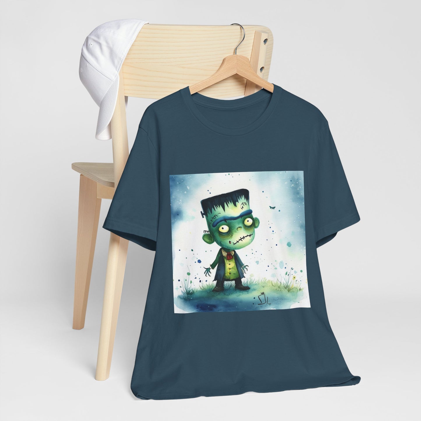 Cute Frankenstein Unisex Jersey Short Sleeve Tee