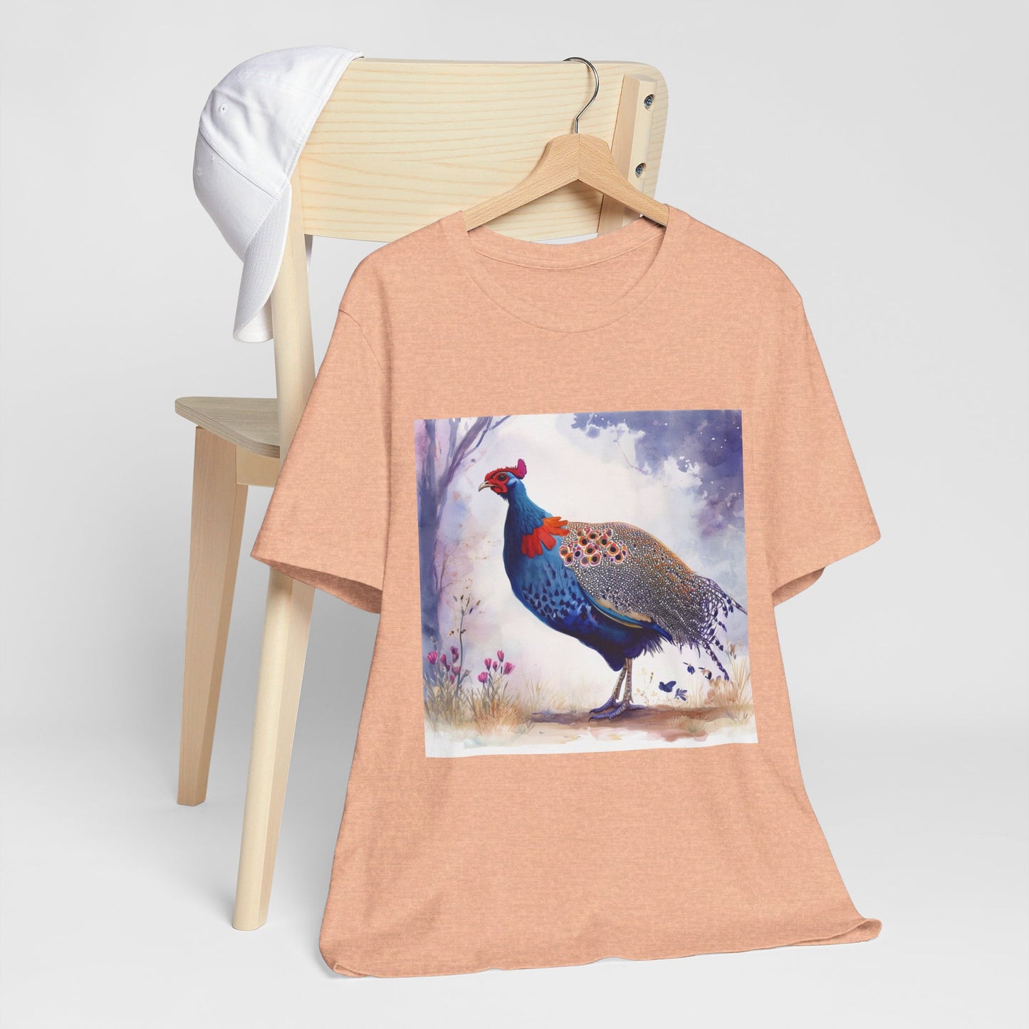 Cute Guinea Fowl Unisex Jersey Short Sleeve Tee