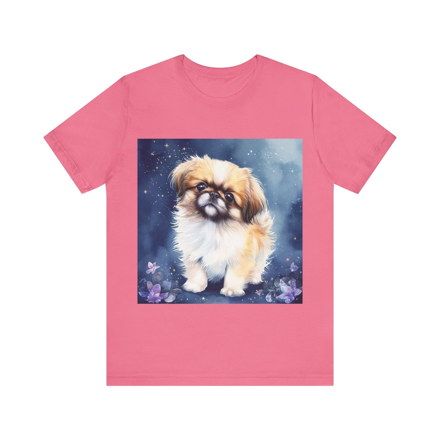 Pekinese Puppy Unisex Jersey Short Sleeve Tee