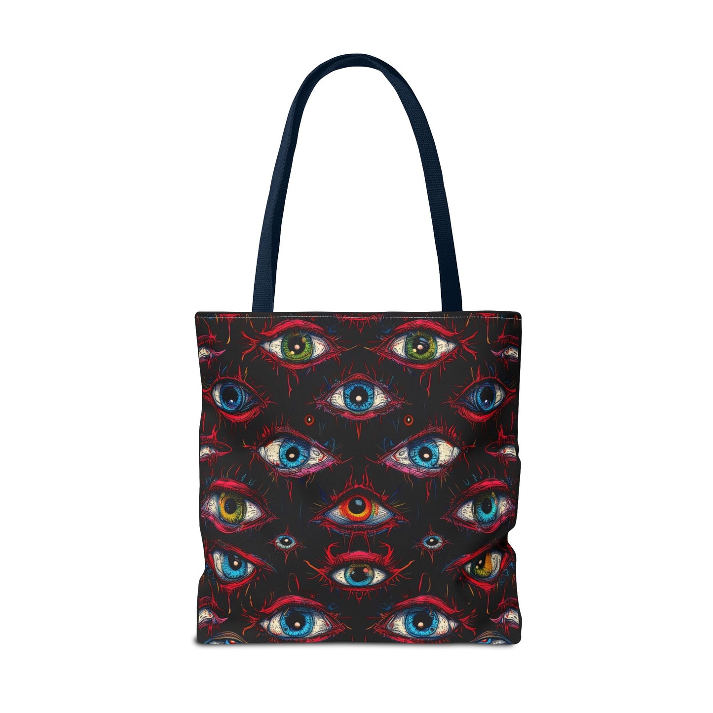 Creepy Eye Pattern Tote Bag (AOP)