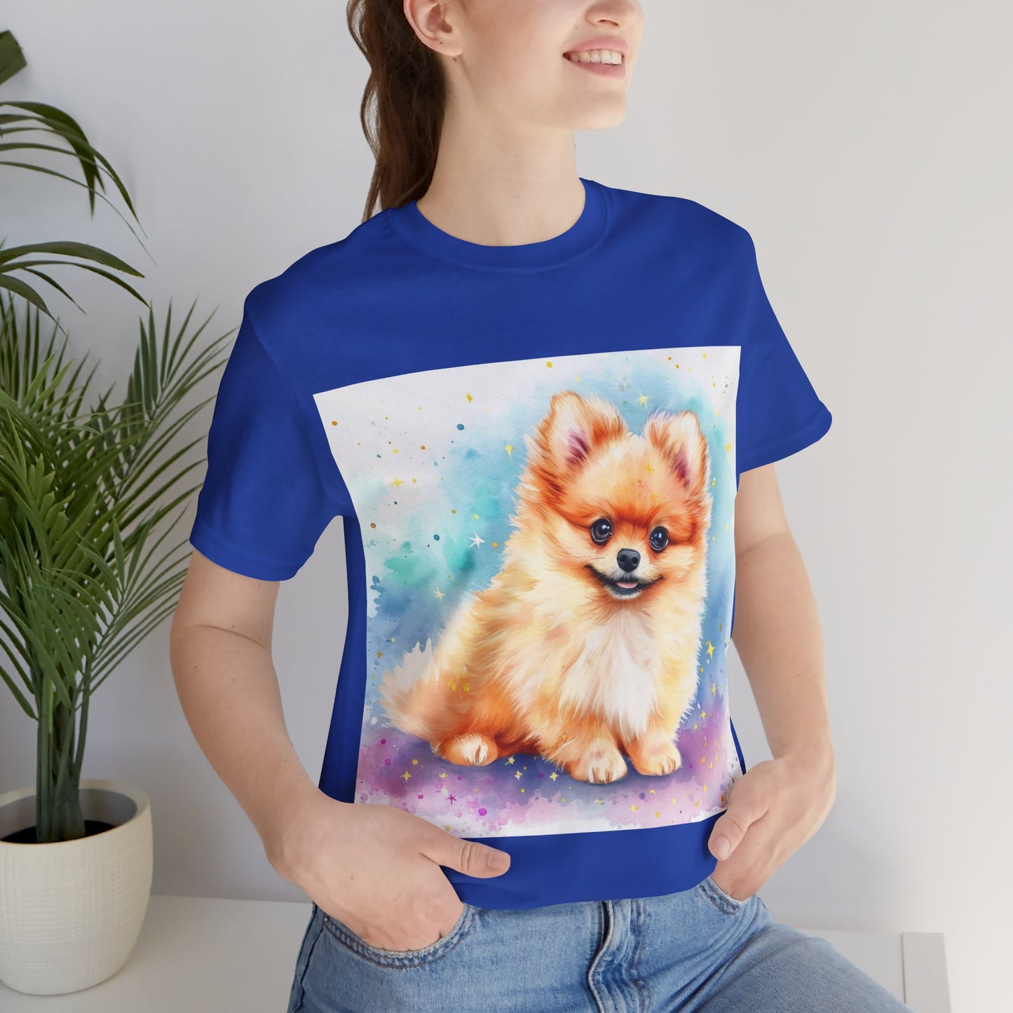 Pomeranian Unisex Jersey Short Sleeve Tee