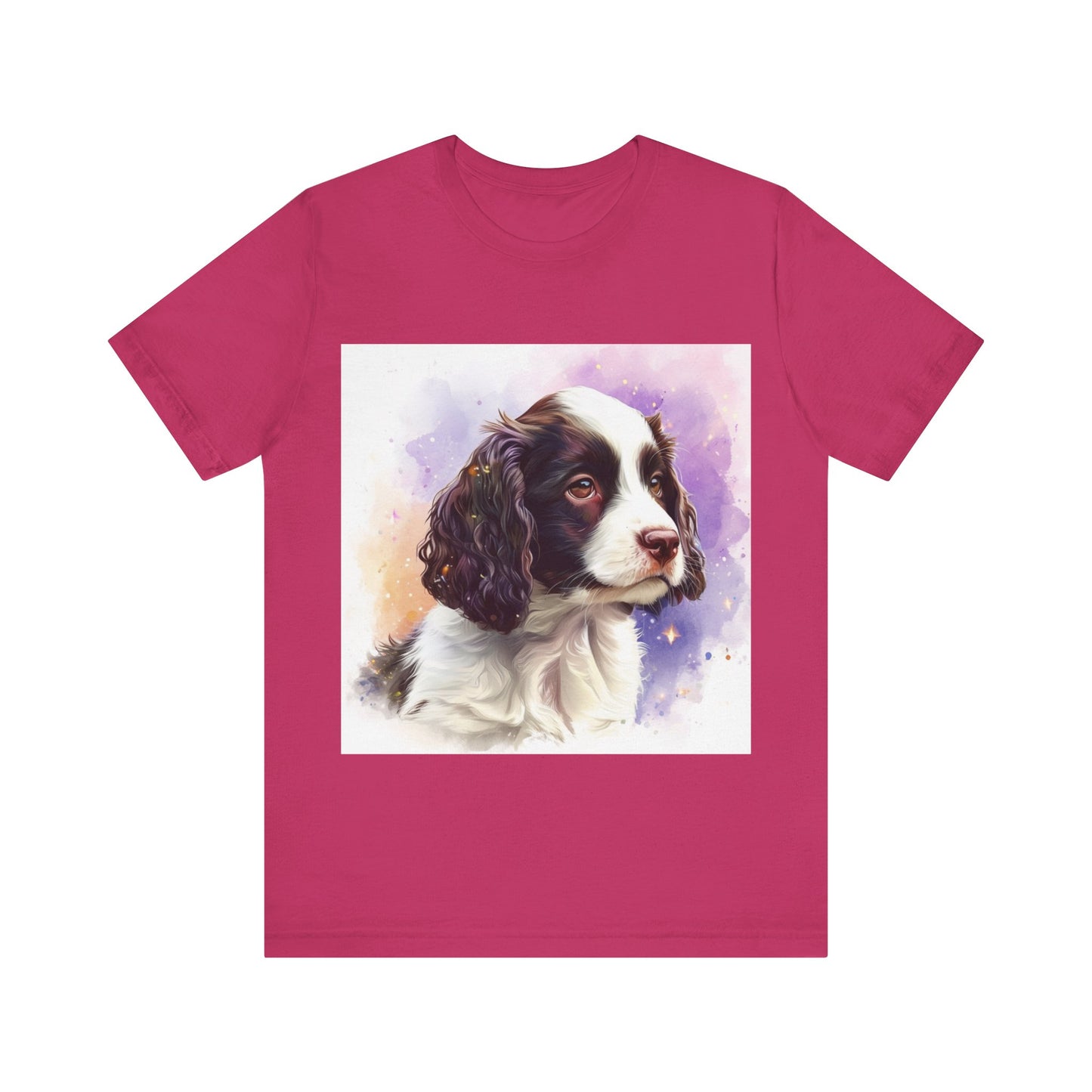 Cute Springer Spaniel Unisex Jersey Short Sleeve Tee