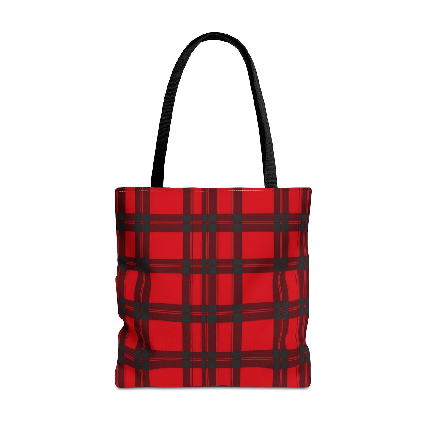 Classic Red and Black Plaid Tote Bag (AOP)