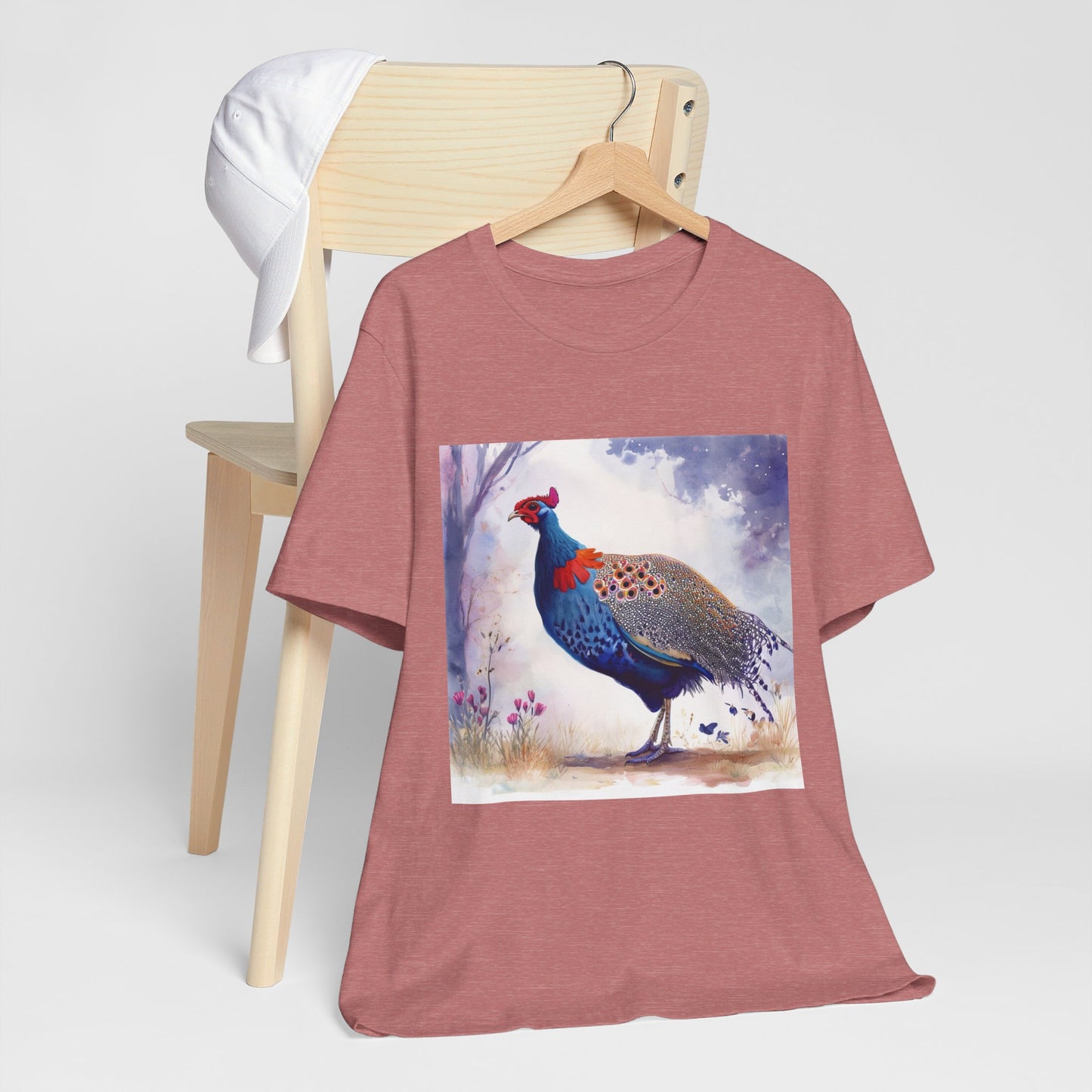 Cute Guinea Fowl Unisex Jersey Short Sleeve Tee