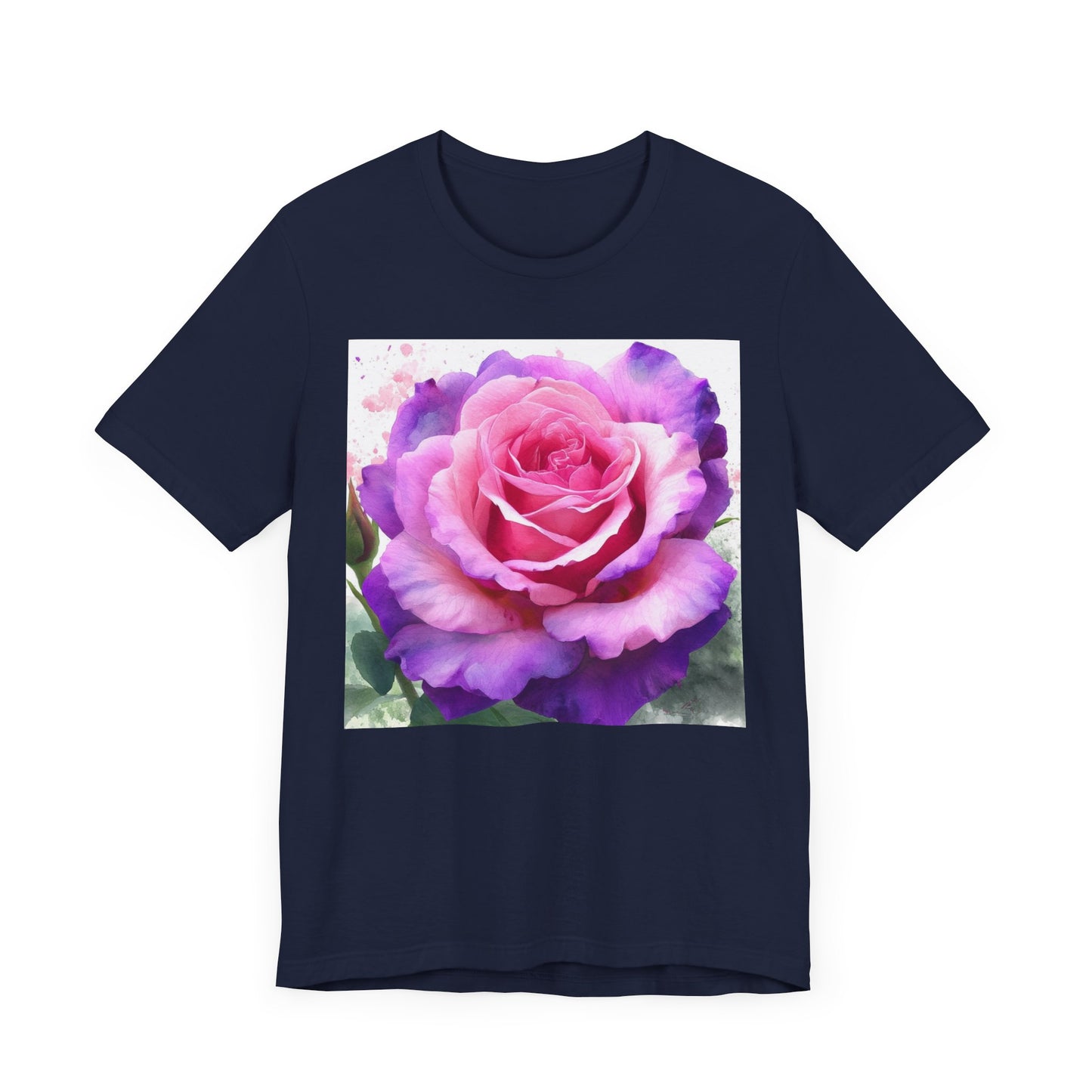 Rose Garden Unisex Jersey Tee - Vibrant Rose Design