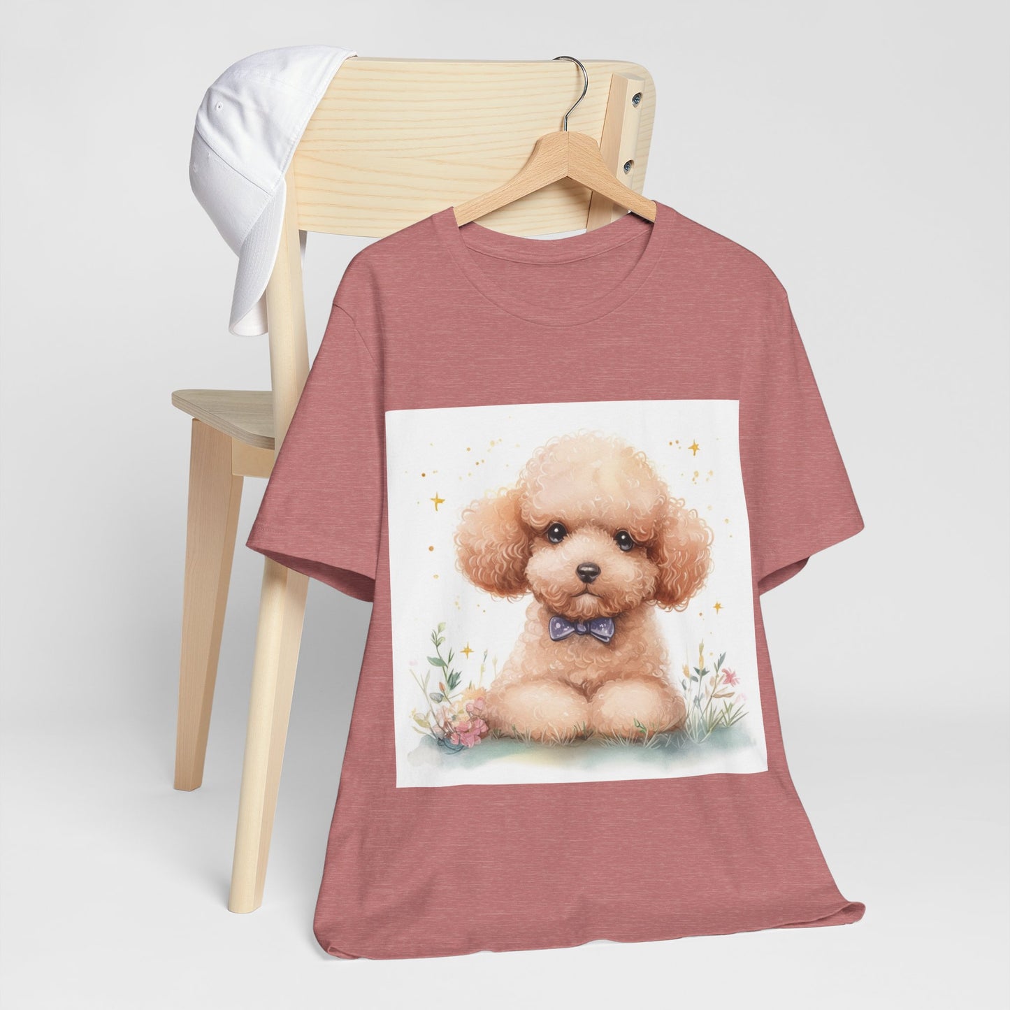 Cute Poodle Unisex Jersey Short Sleeve Tee