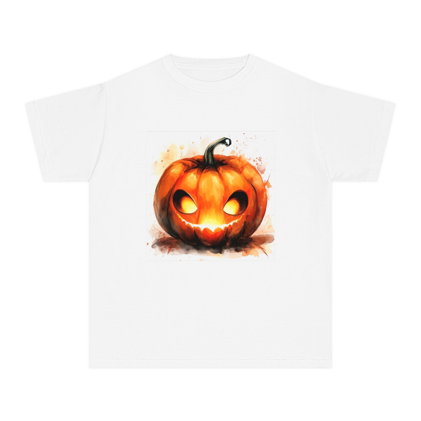 Cute Happy Jack o' Lantern Youth Midweight Tee