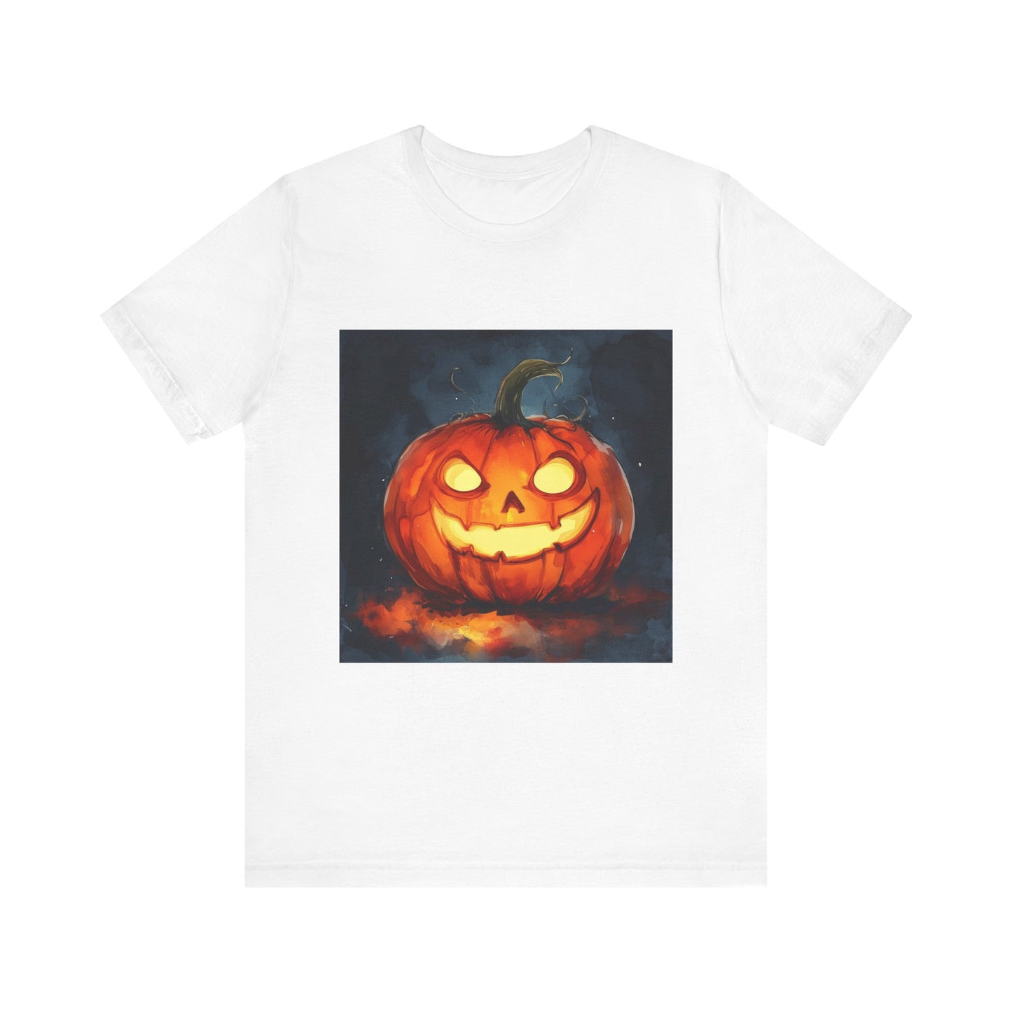 Cute Creepy Jack o Lantern Unisex Jersey Short Sleeve Tee