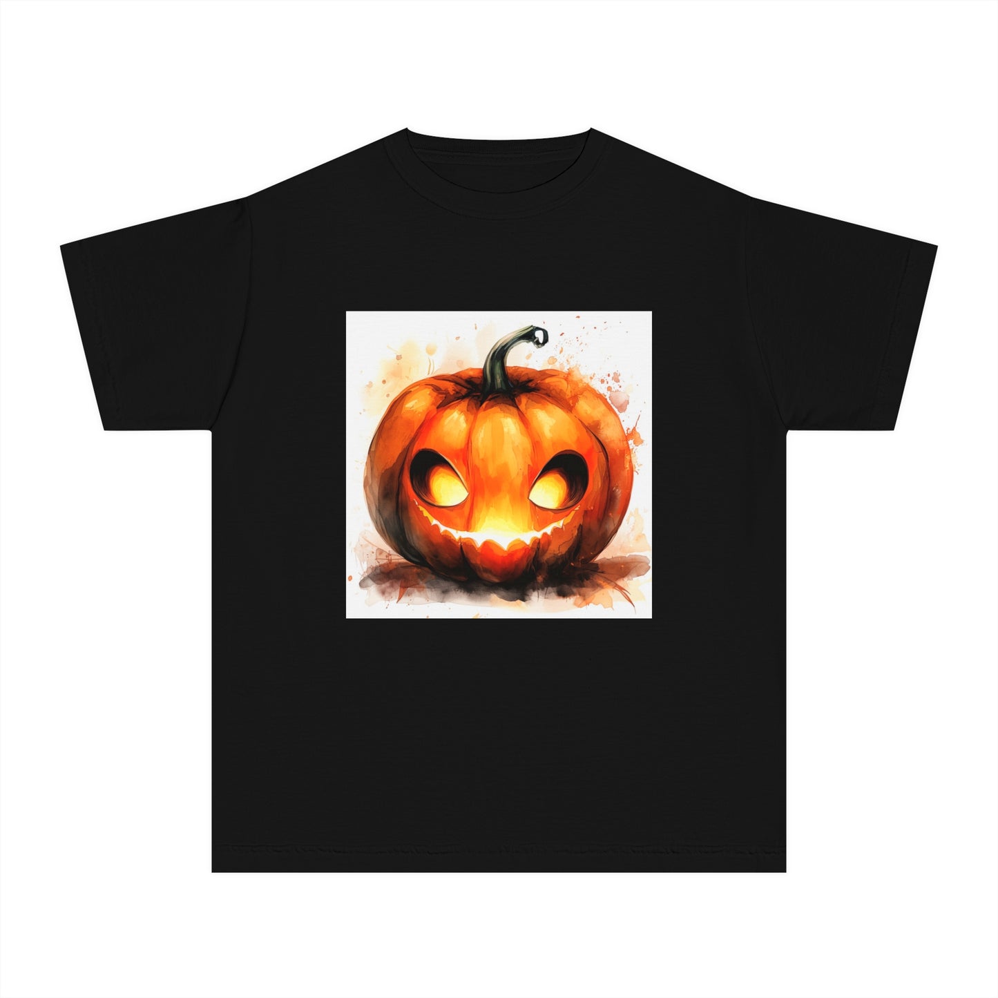 Cute Happy Jack o' Lantern Youth Midweight Tee