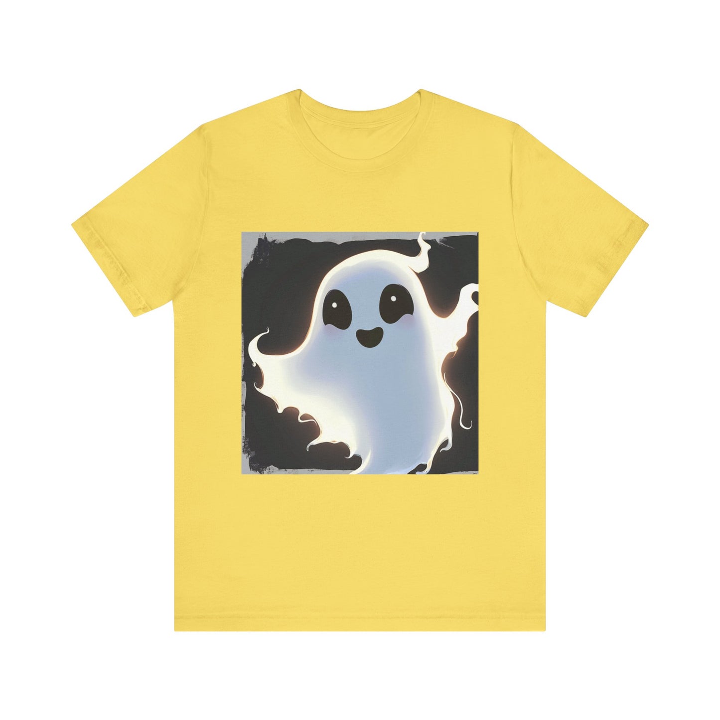 Cute Happy Ghost Unisex Jersey Short Sleeve Tee