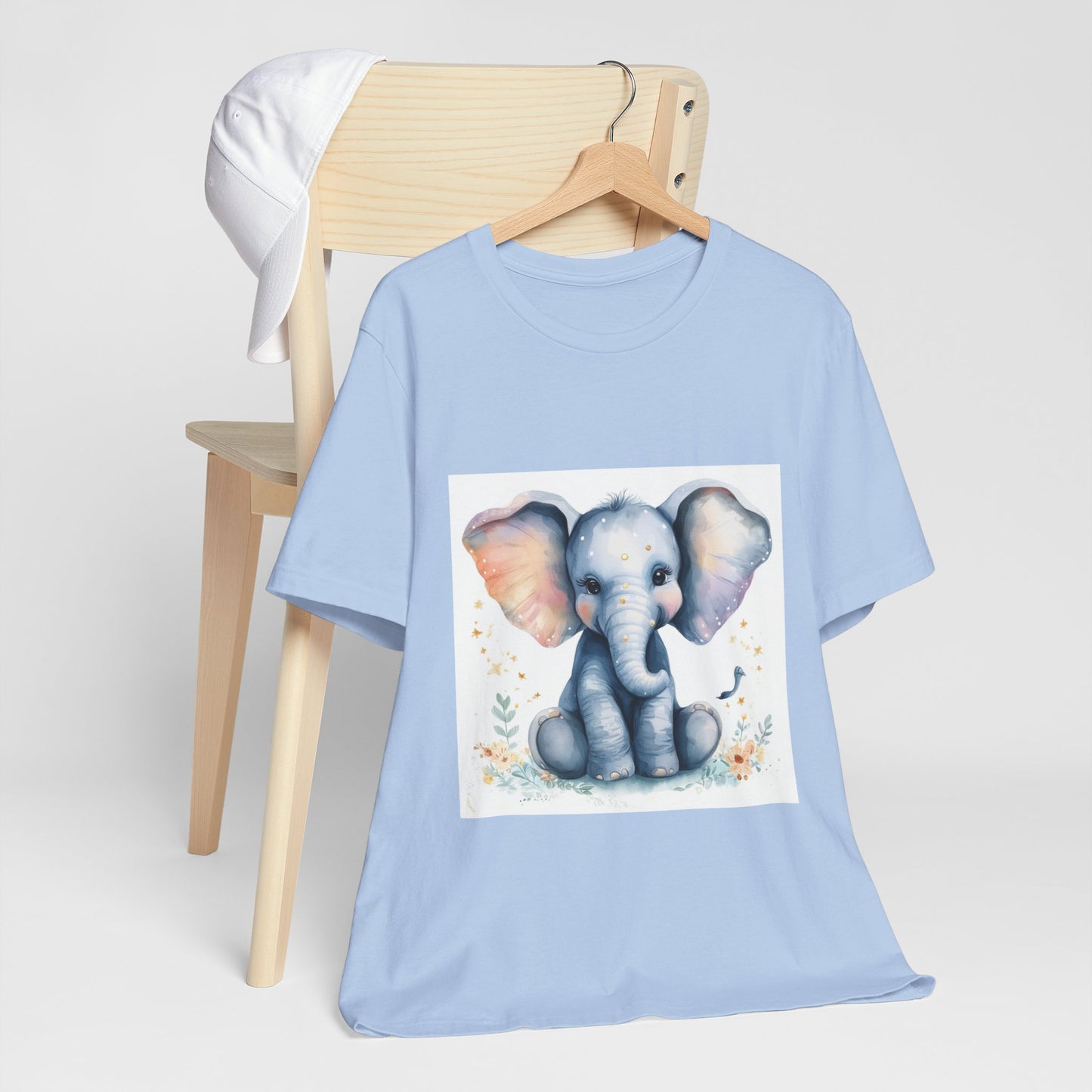 Adorable Baby Elephant Unisex Jersey Short Sleeve Tee