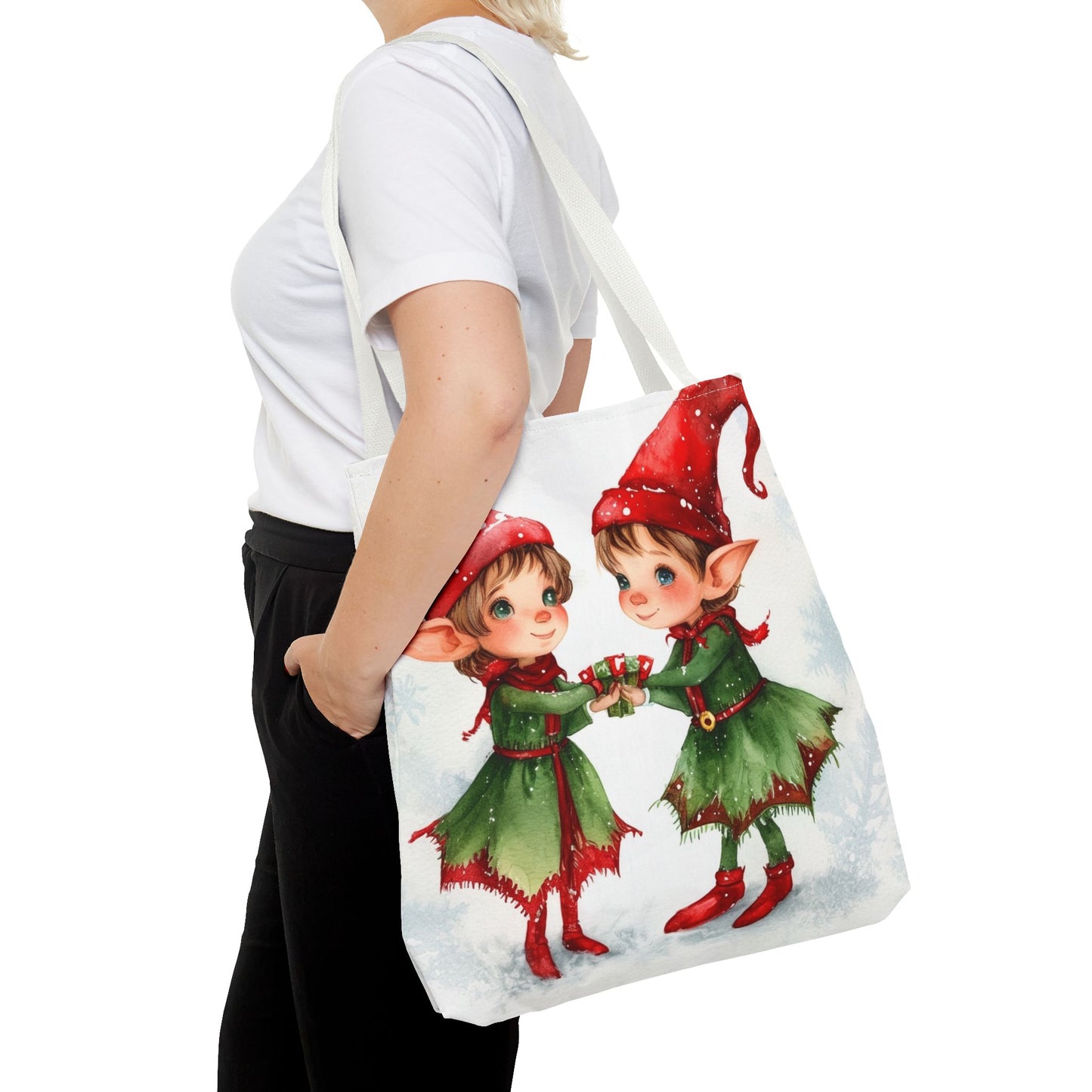 Cute Elves Tote Bag (AOP)