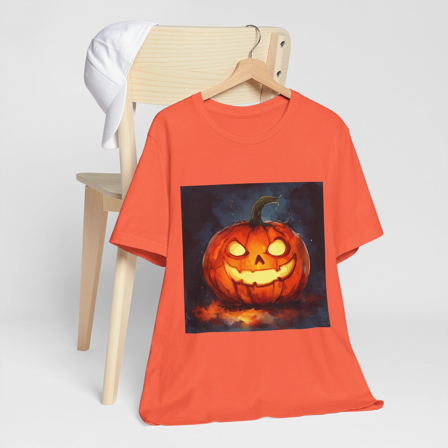 Cute Creepy Jack o Lantern Unisex Jersey Short Sleeve Tee