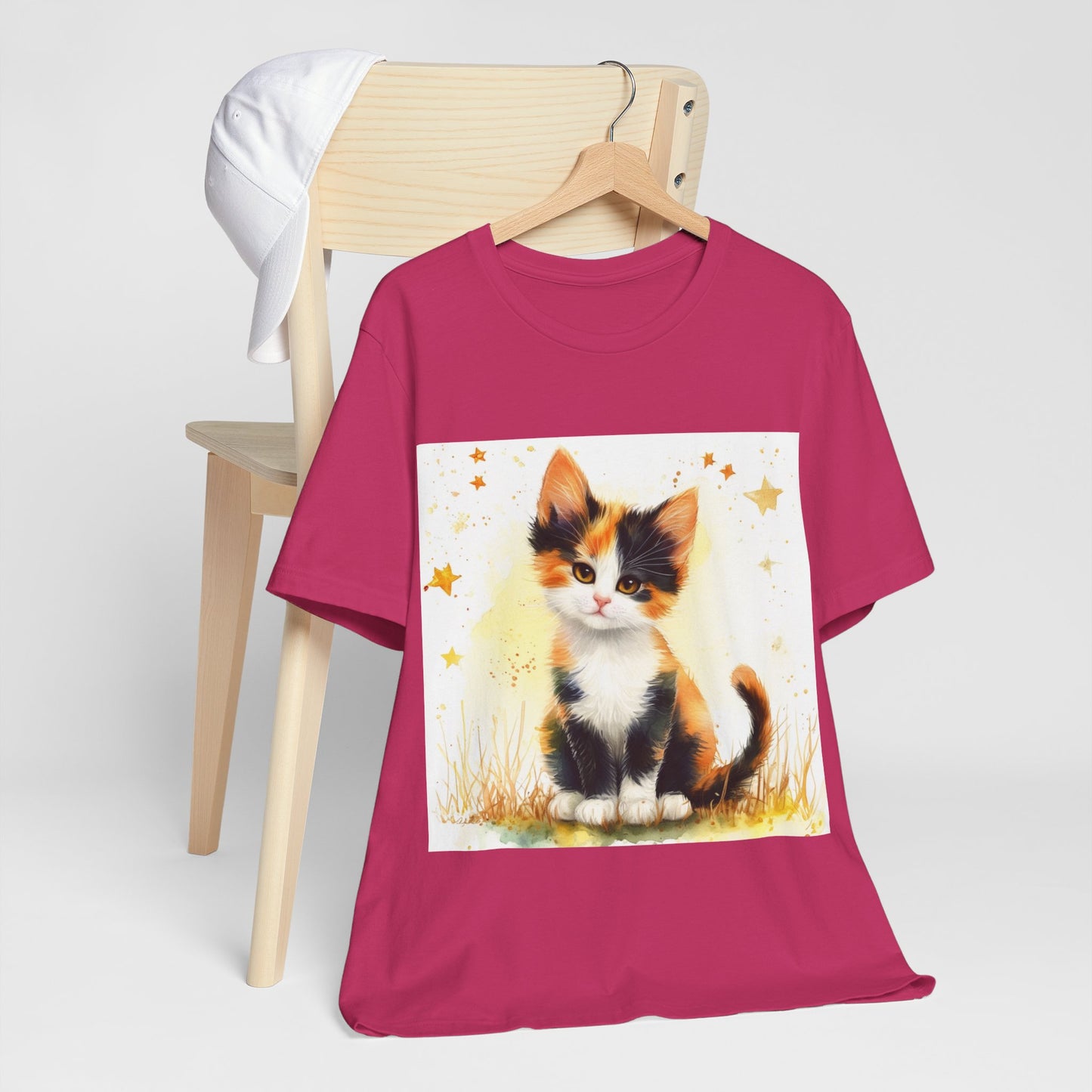 Cute Calico Kitten Unisex Jersey Short Sleeve Tee