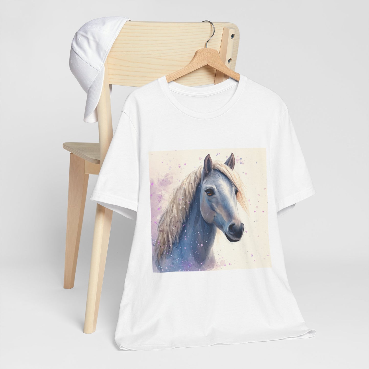 Baby White Horse Unisex Jersey Short Sleeve Tee