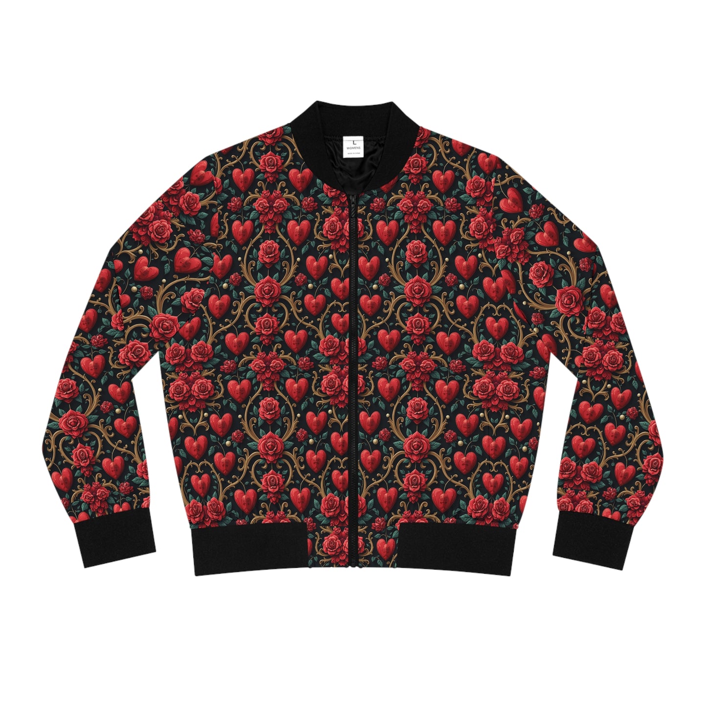 Heart Plant Bomber Jacket (AOP)