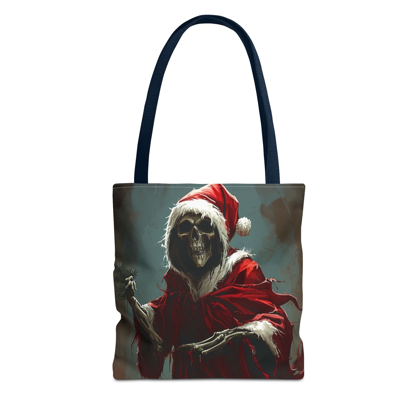 Santa Grim Reaper Tote Bag (AOP)