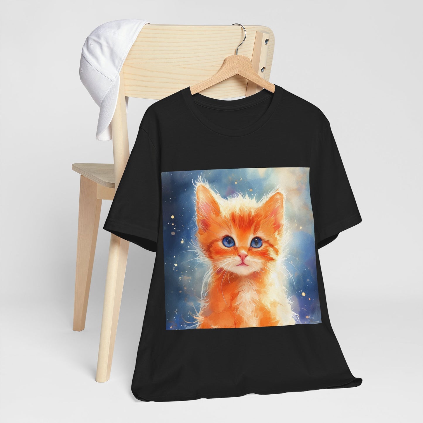 Orange Kitten Unisex Jersey Short Sleeve Tee