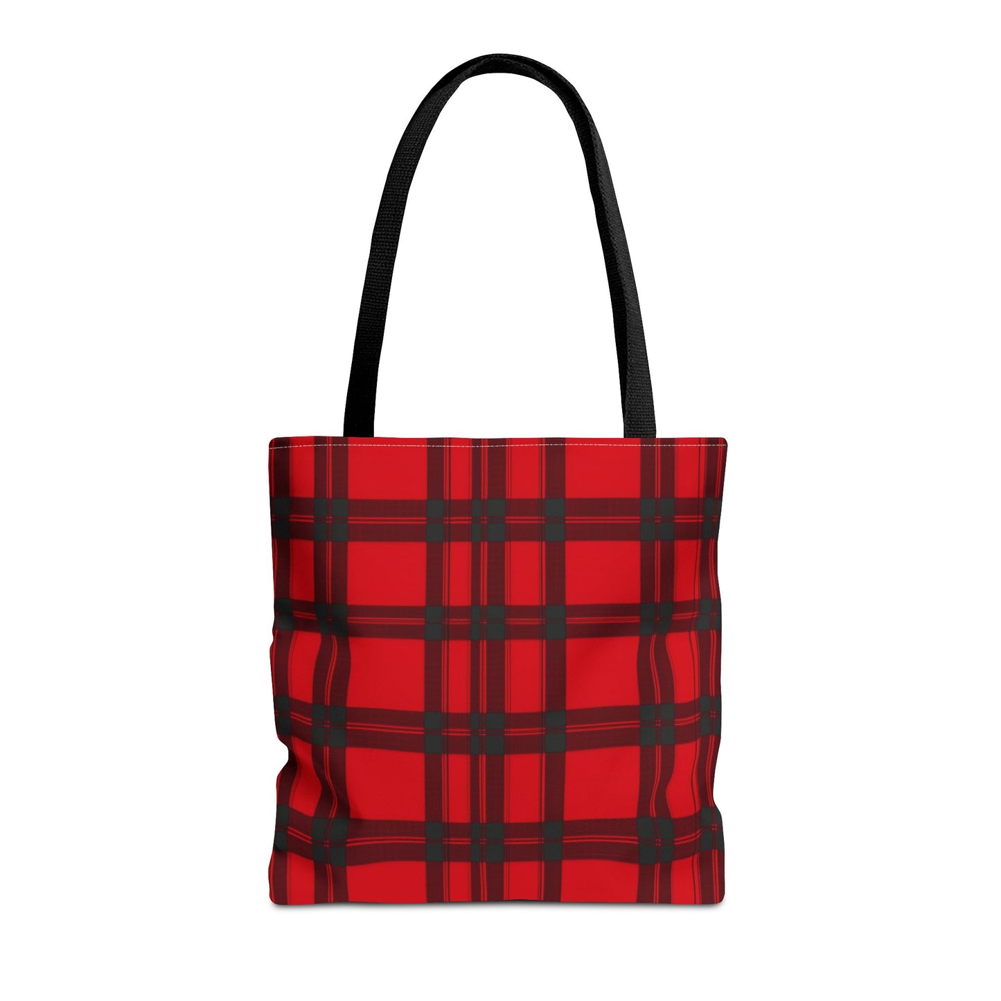 Classic Red and Black Plaid Tote Bag (AOP)