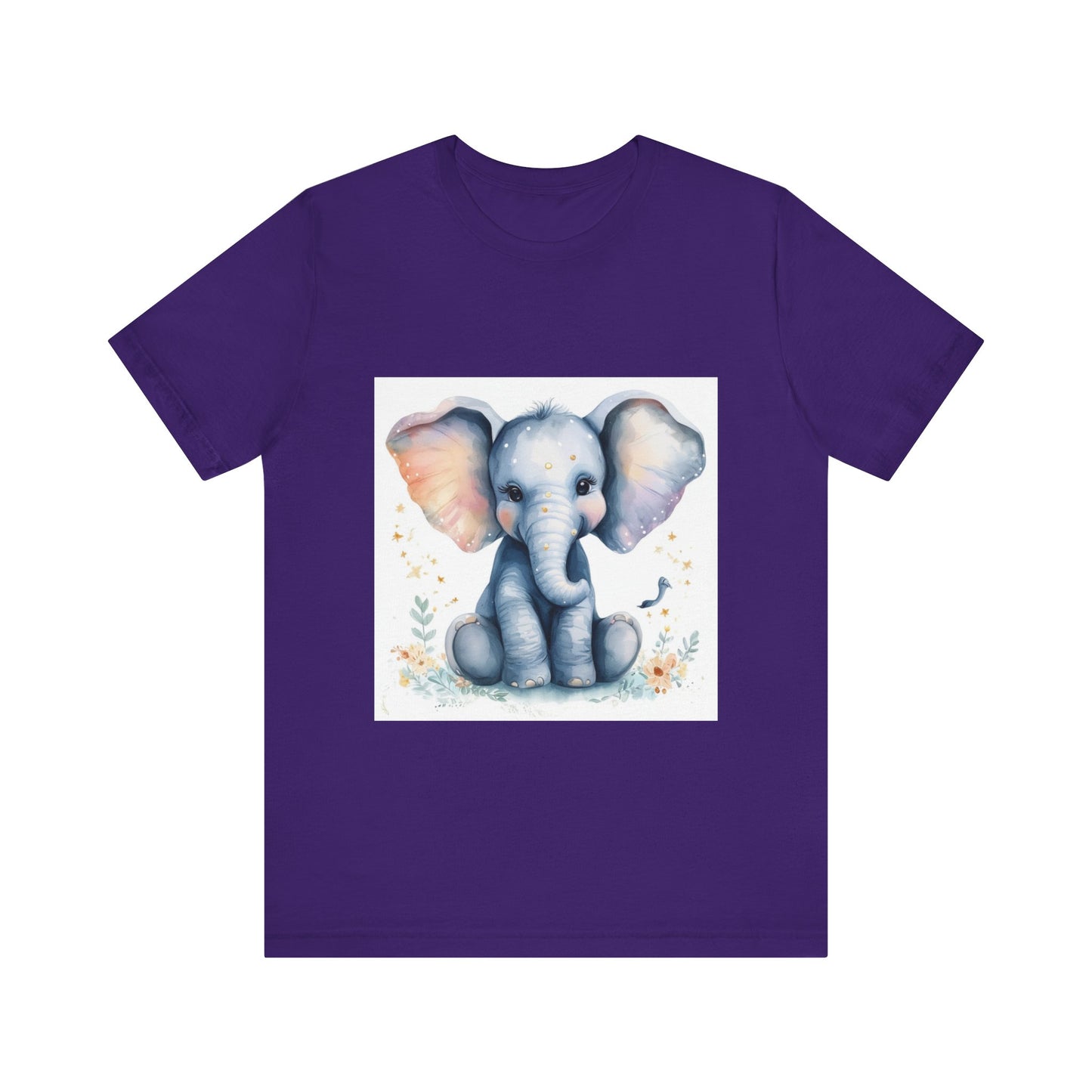 Adorable Baby Elephant Unisex Jersey Short Sleeve Tee