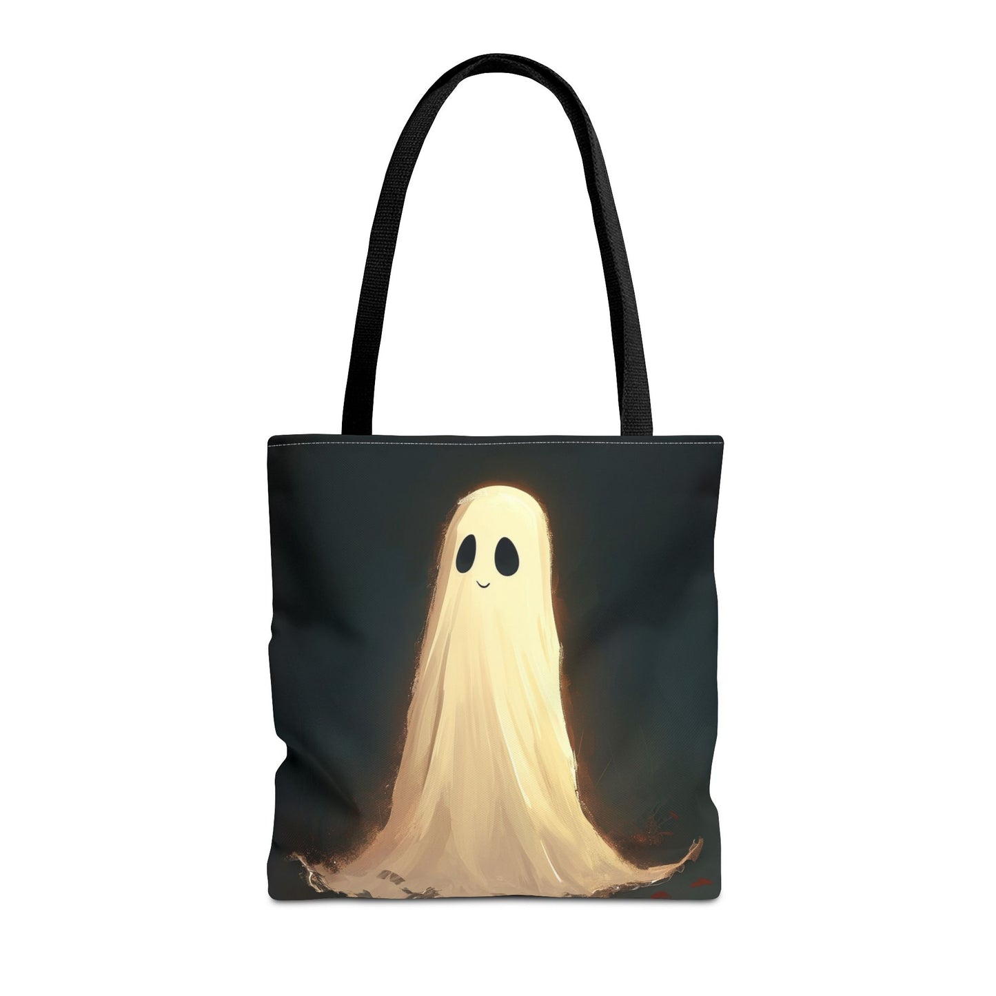 Happy Spooky Ghost Tote Bag (AOP)