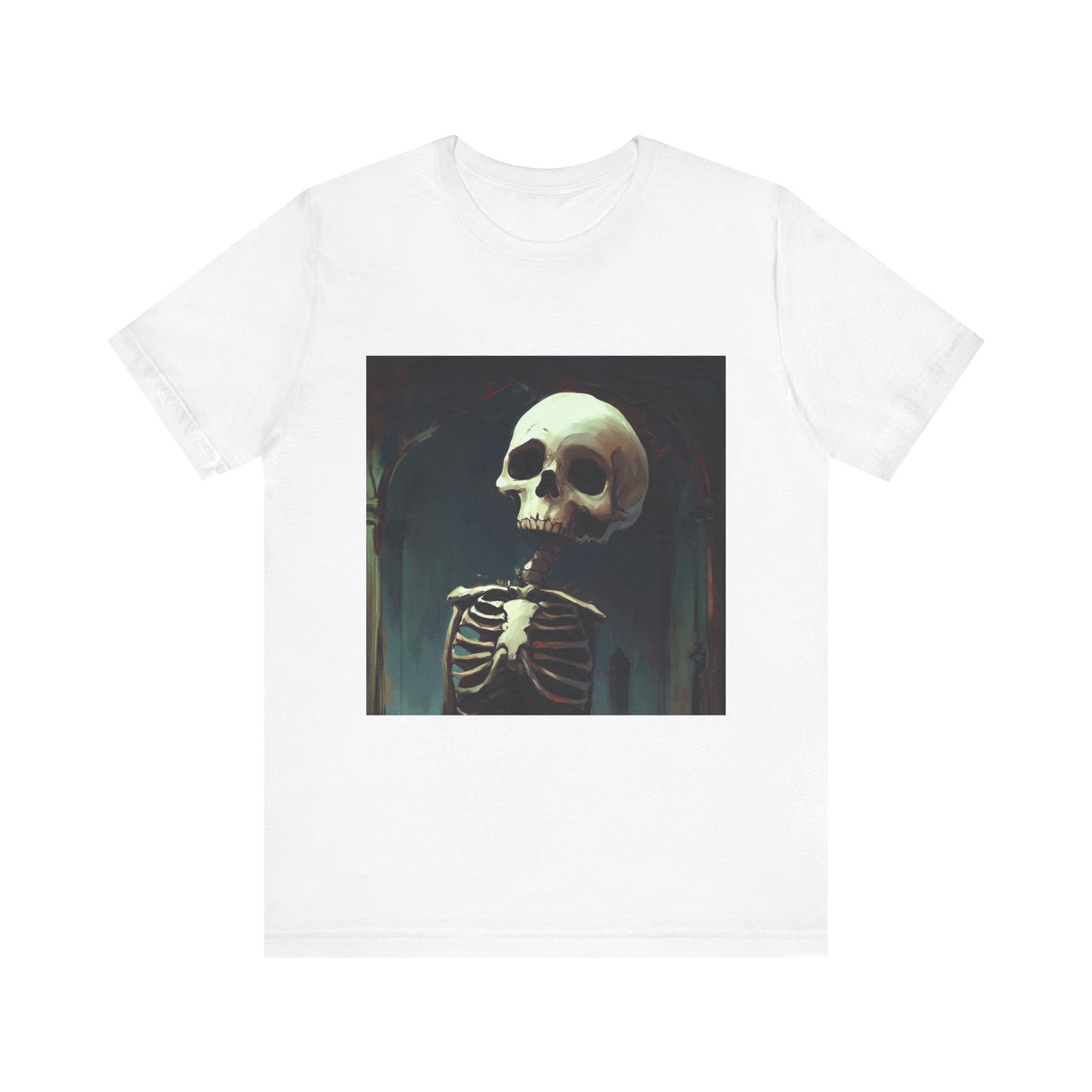 Scary Skeleton Unisex Jersey Short Sleeve Tee