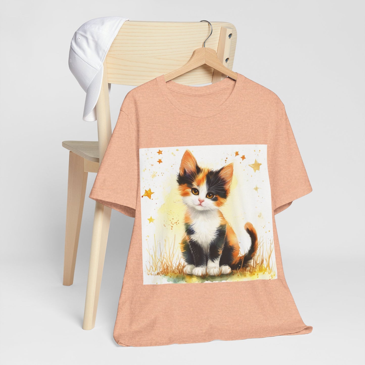 Cute Calico Kitten Unisex Jersey Short Sleeve Tee