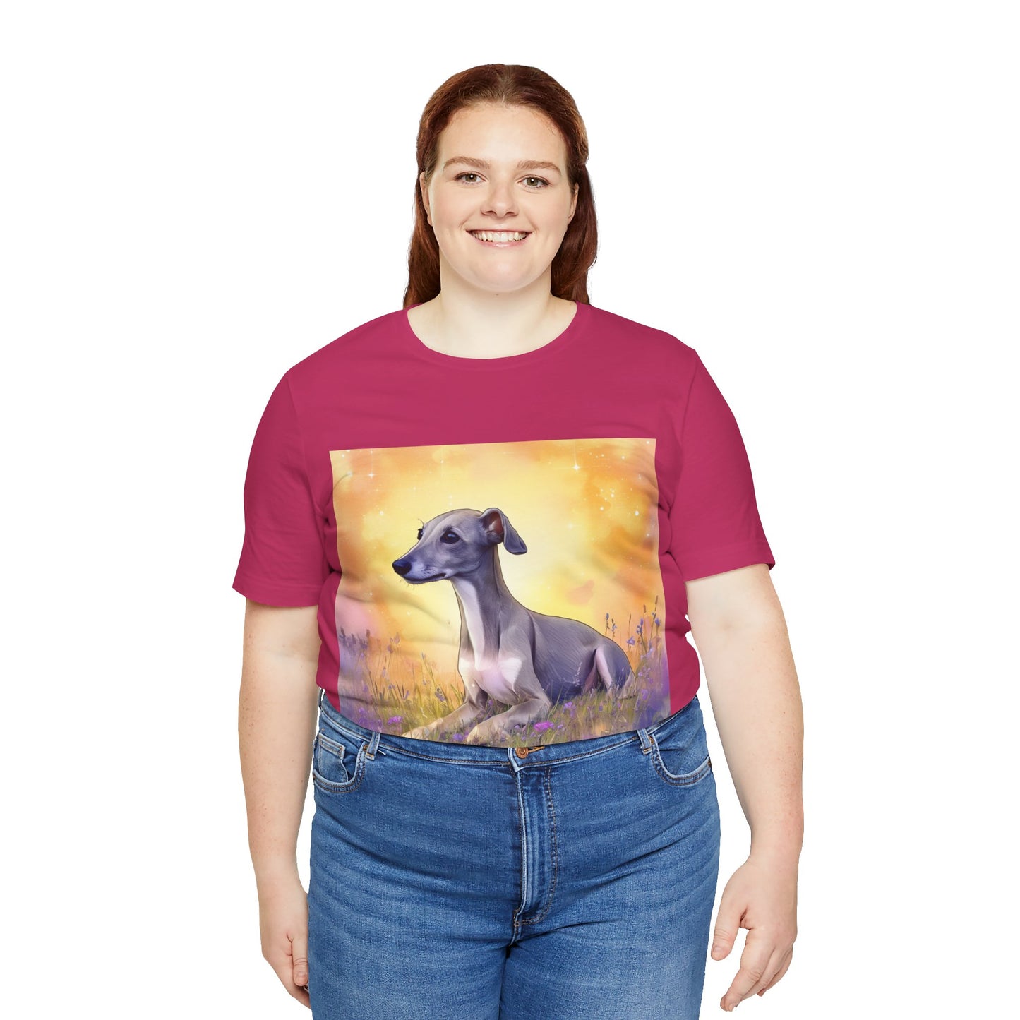 Sunset Greyhound Jersey Short Sleeve Tee