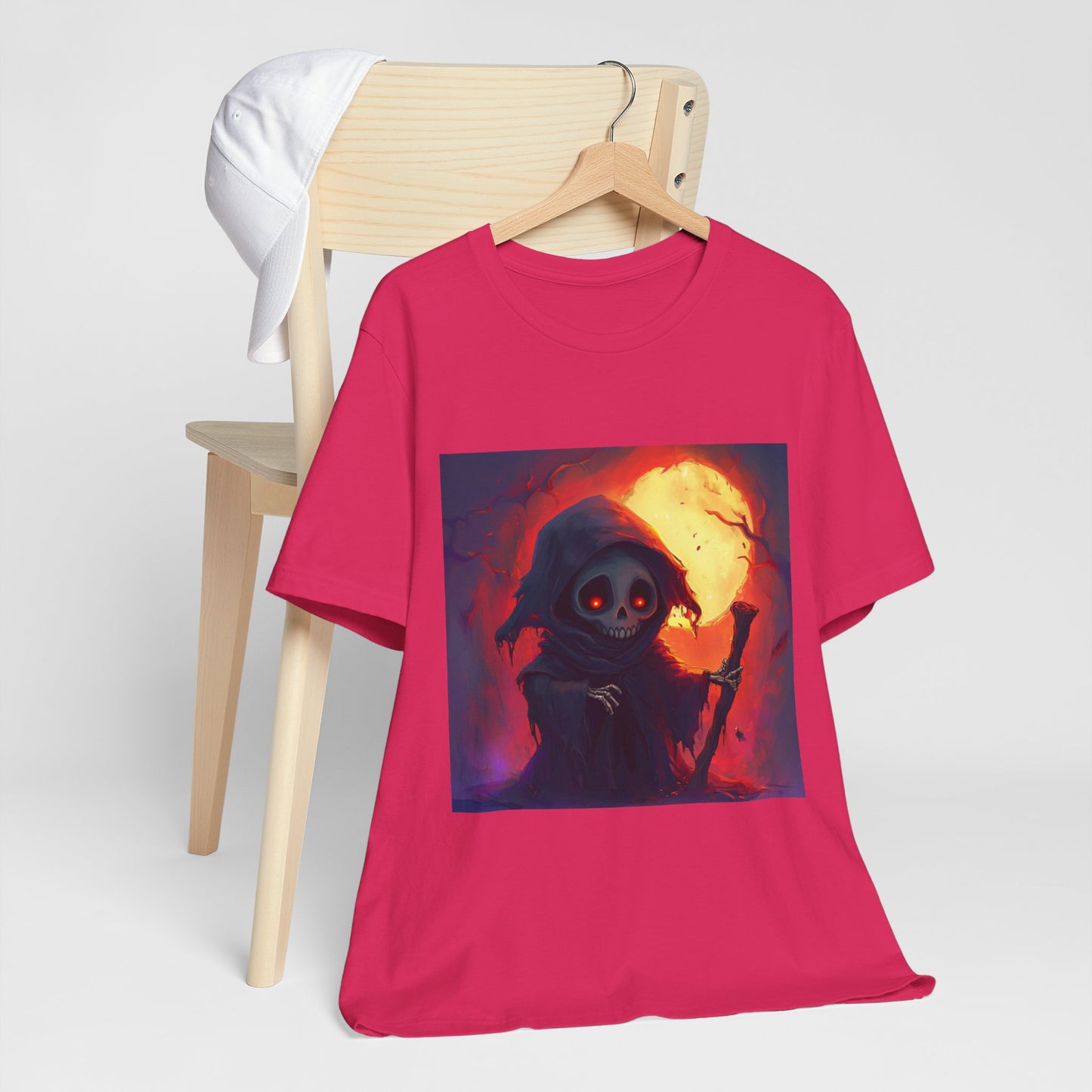 Haunting Grim Reaper Unisex Jersey Short Sleeve Tee