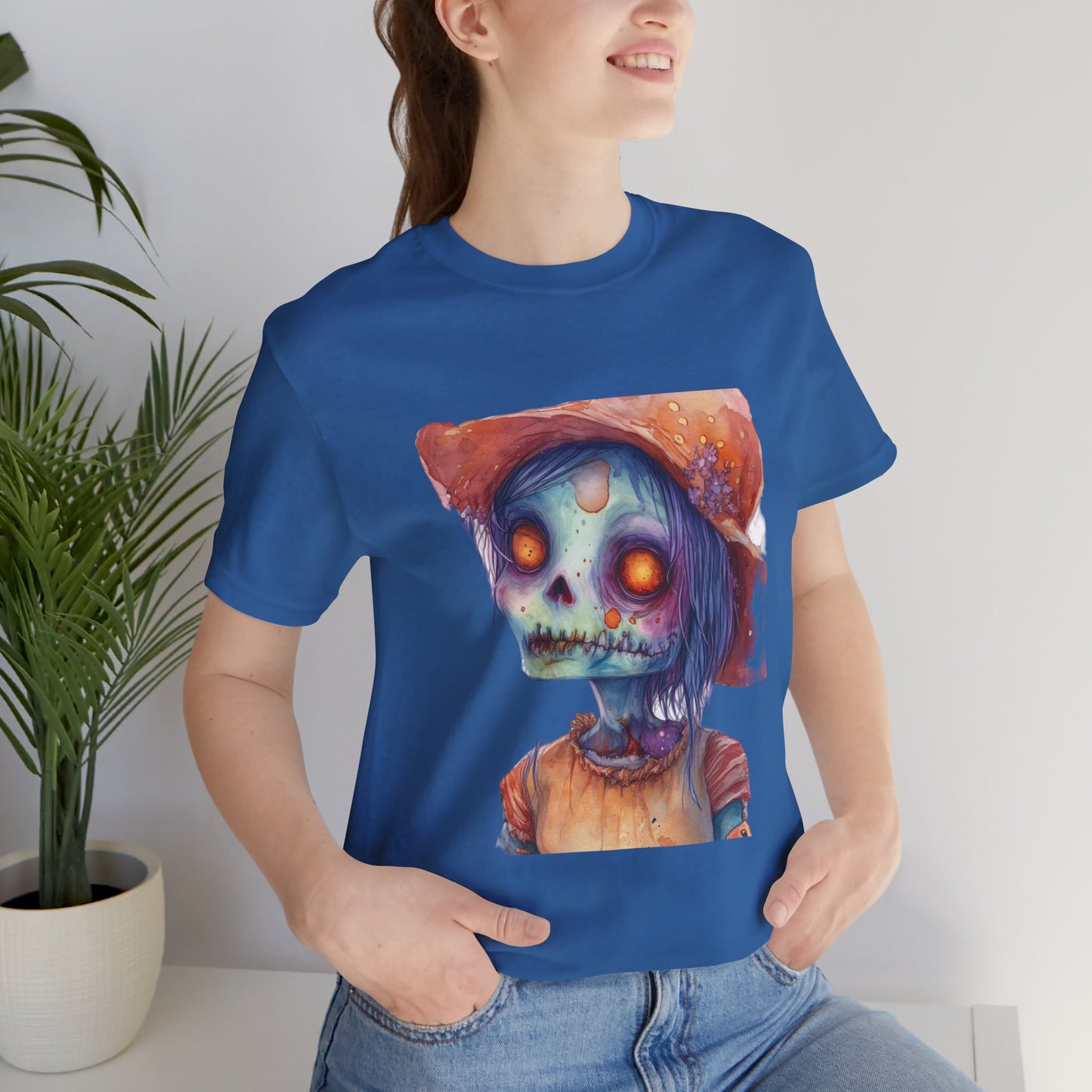 Cute Zombie Unisex Jersey Short Sleeve Tee