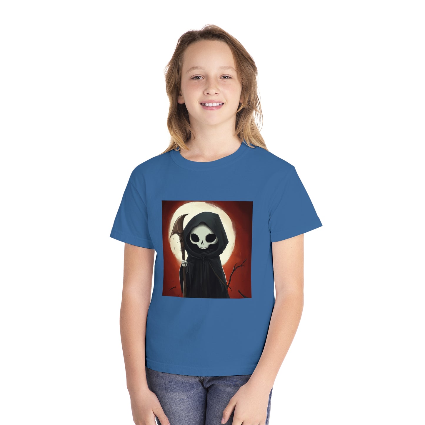 Cute Grim Reaper Youth Midweight Tee