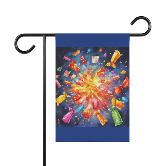 Trick-or-Treat Candy Explosion Garden & House Banner