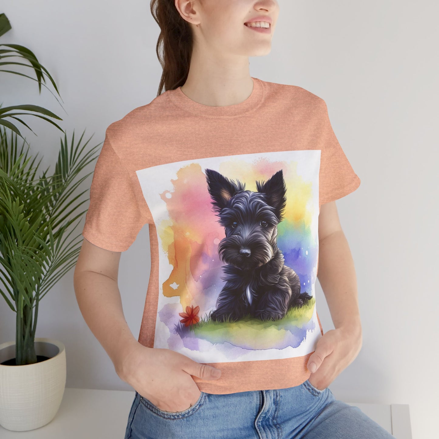 Scottish Terrier Unisex Jersey Short Sleeve Tee