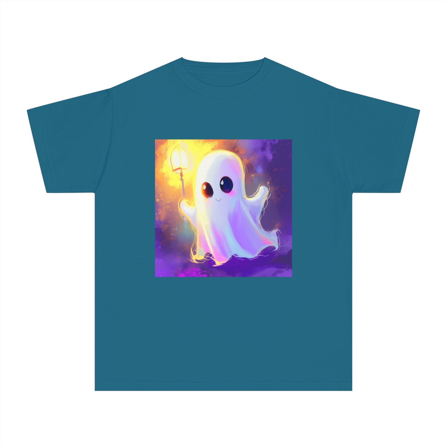 Cute Cartoon Ghost Youth Midweight Tee