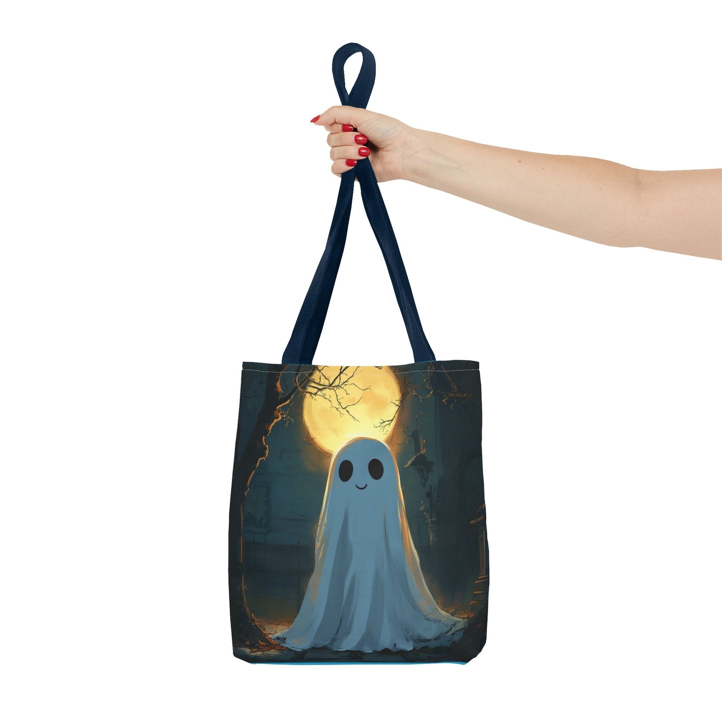 Cute Ghost Tote Bag (AOP)