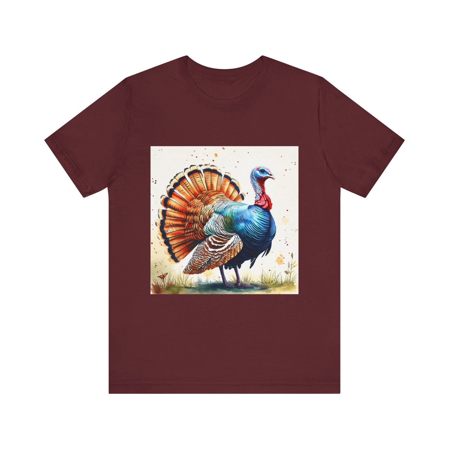 Cute Turkey Unisex Jersey Short Sleeve Tee