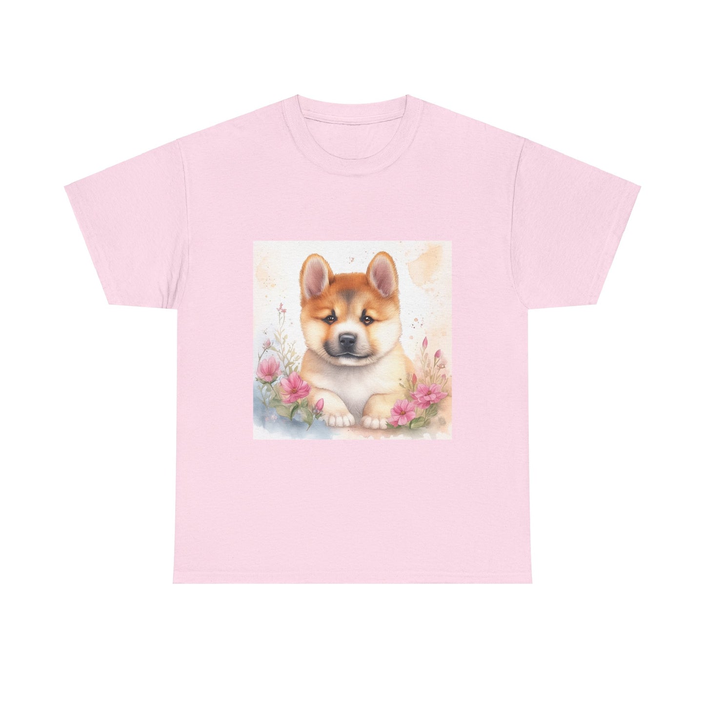 Akita Puppy Unisex Heavy Cotton Tee