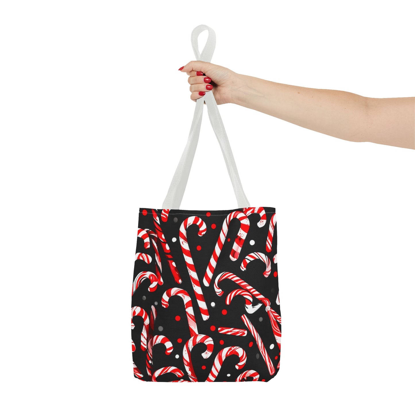 Cute Candy Canes Tote Bag (AOP)