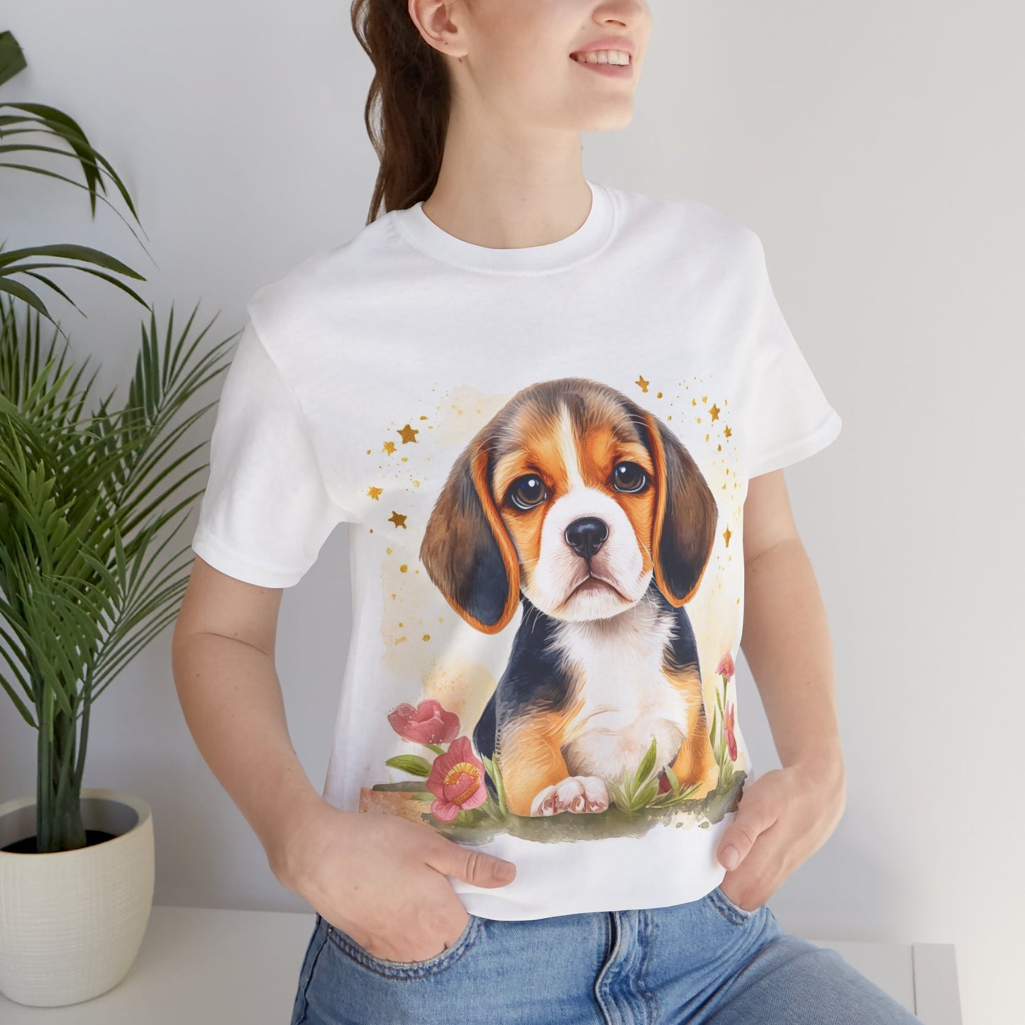 Beagle Unisex Jersey Short Sleeve Tee