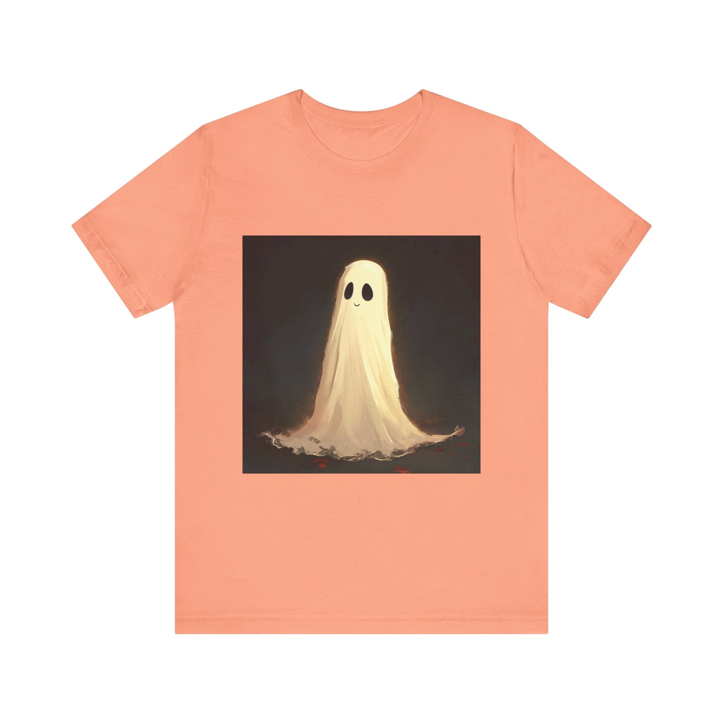 Happy Spooky Ghost Unisex Jersey Short Sleeve Tee