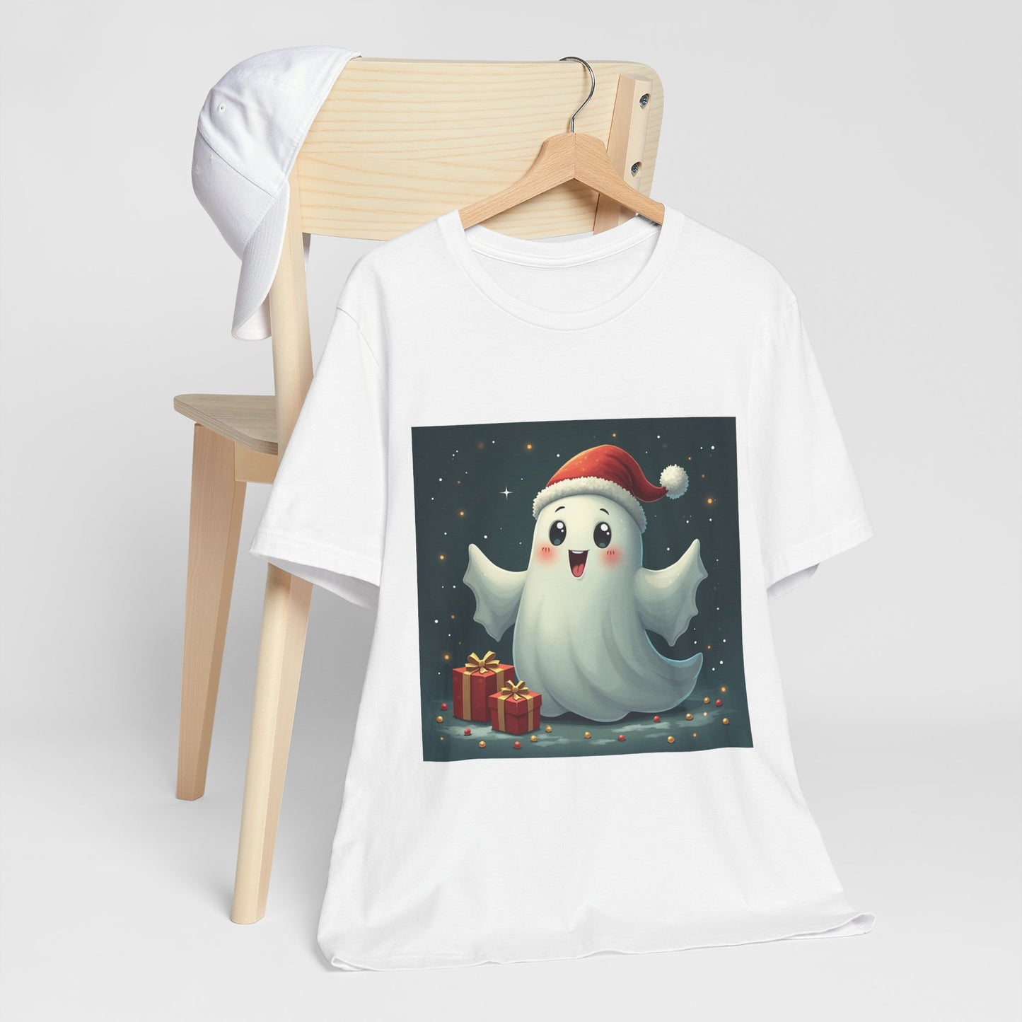 Christmas Presents Ghost Unisex Jersey Tee