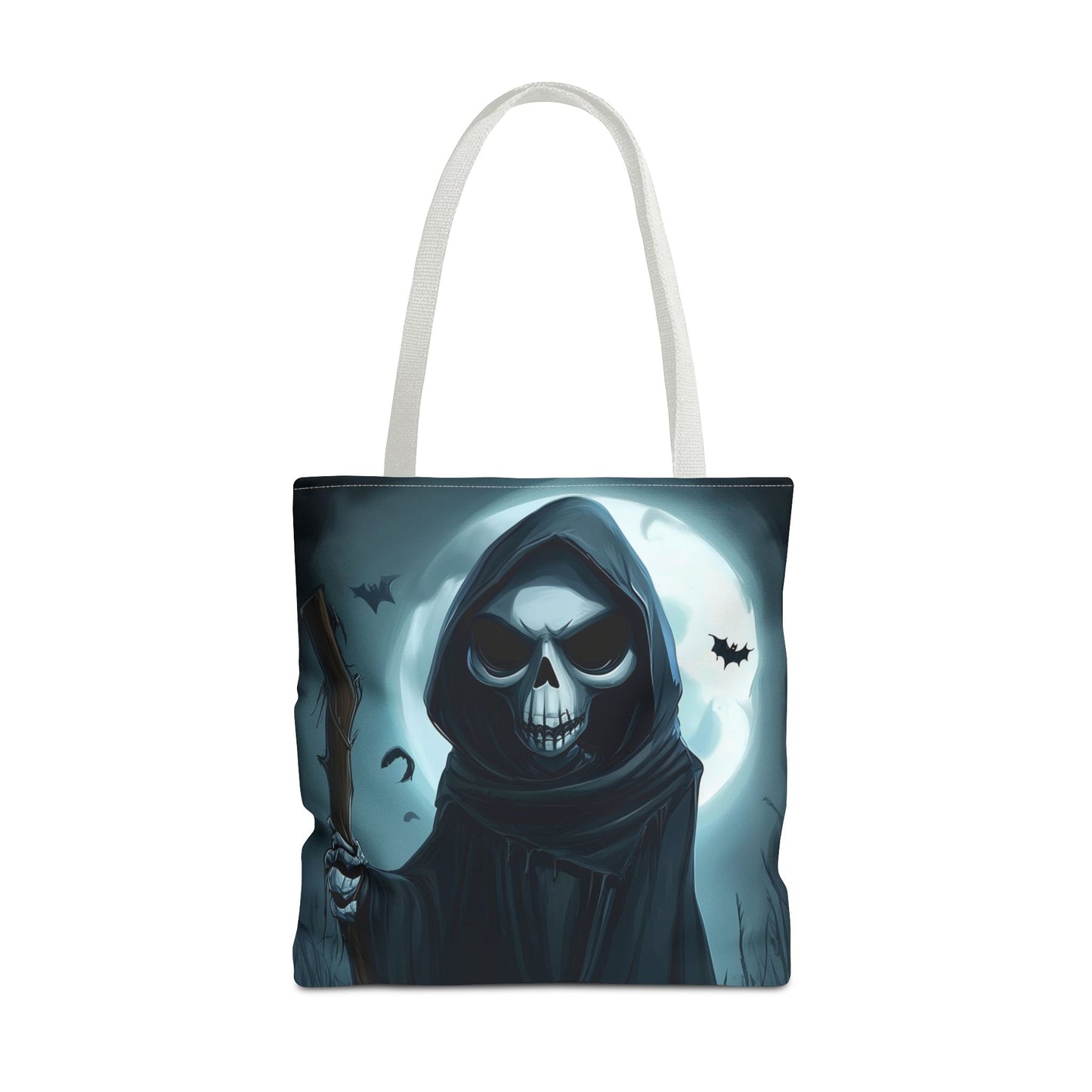 Spooky Grim Reaper Tote Bag (AOP)