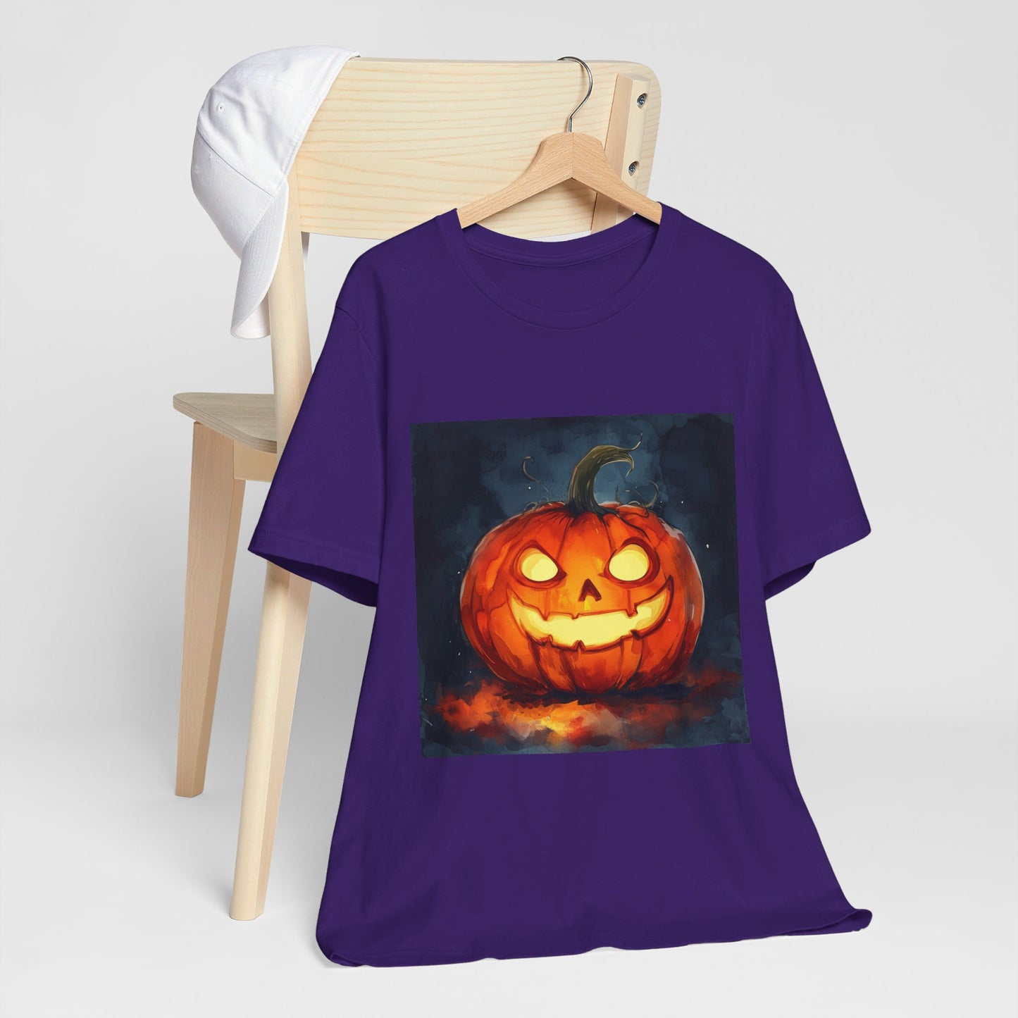 Cute Creepy Jack o Lantern Unisex Jersey Short Sleeve Tee