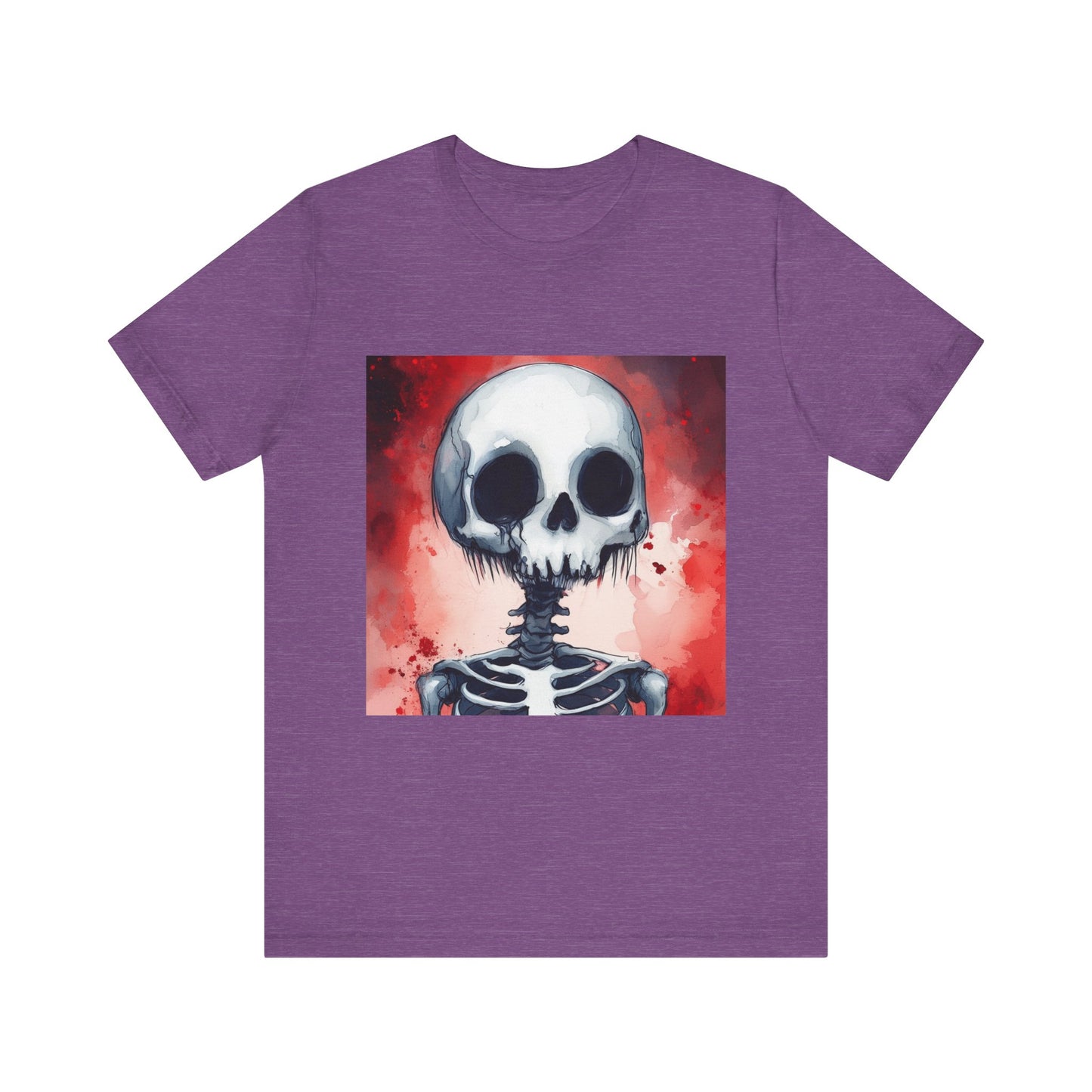 Red Skeleton Unisex Jersey Short Sleeve Tee