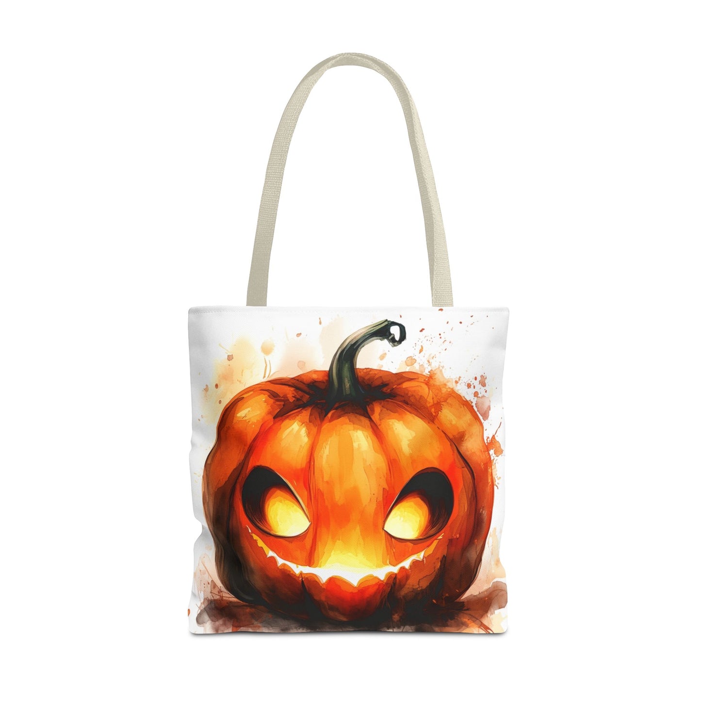 Cute Happy Jack o Lantern Tote Bag (AOP)