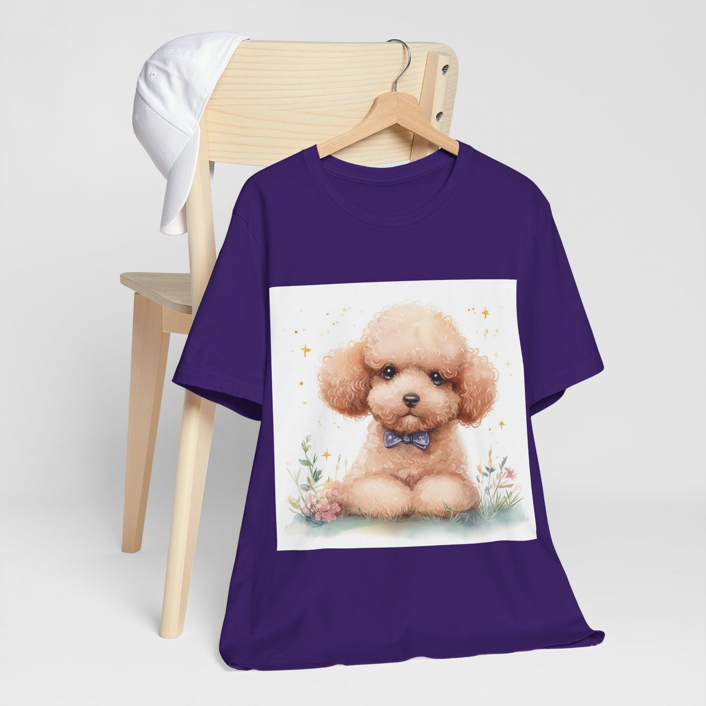 Cute Poodle Unisex Jersey Short Sleeve Tee