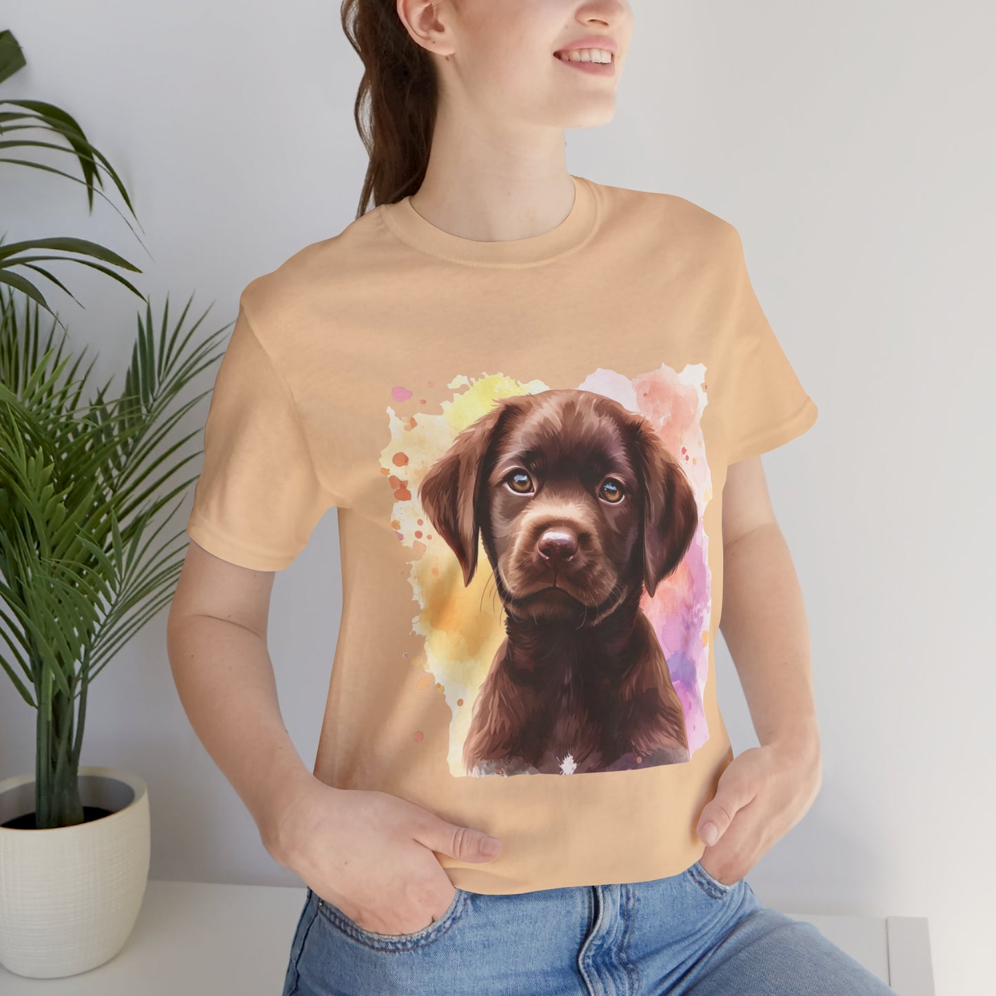 Chocolate Lab Unisex Jersey Short Sleeve Tee